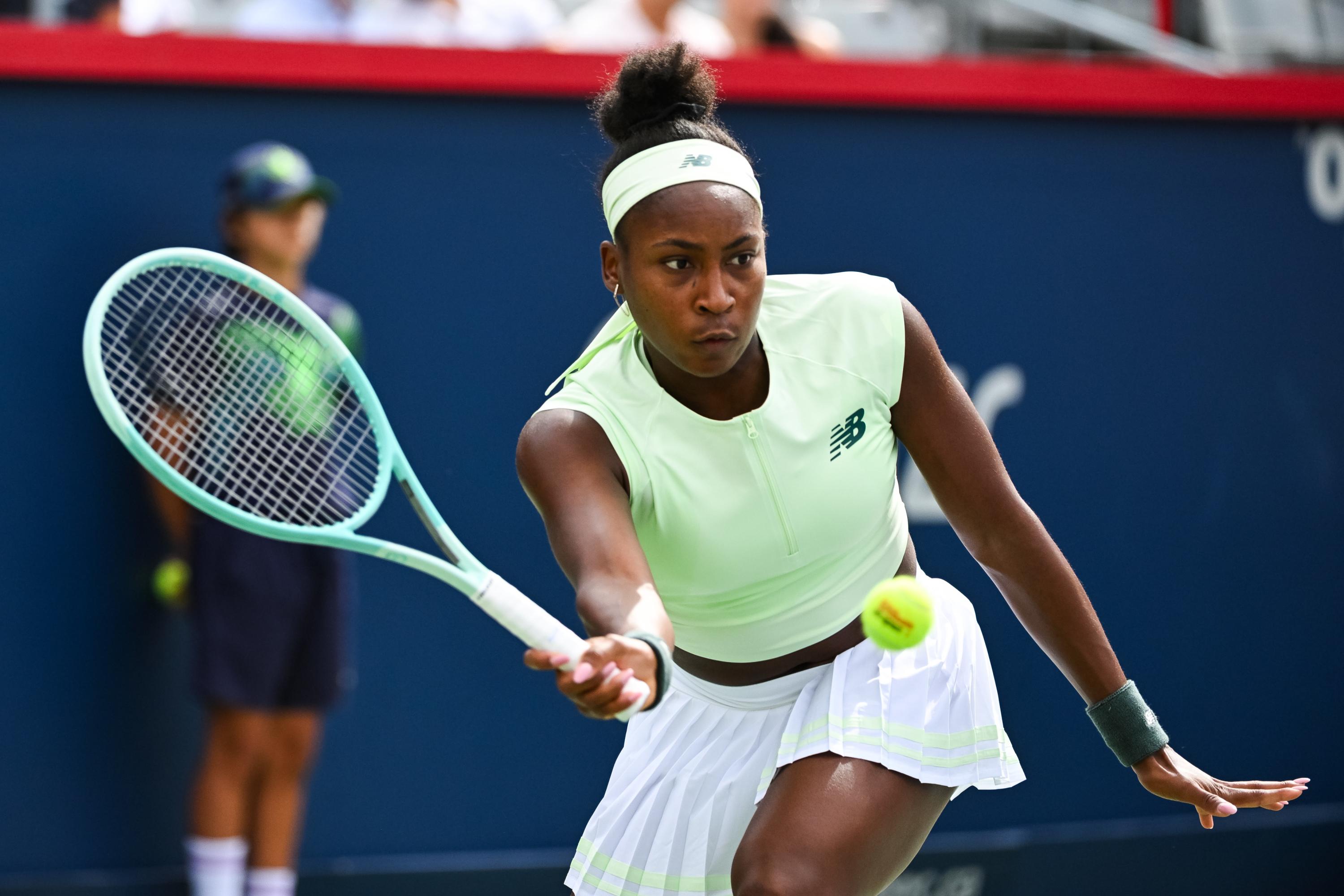 Tennis : bousculés, Gauff et Zverev passent en 8es au Canada