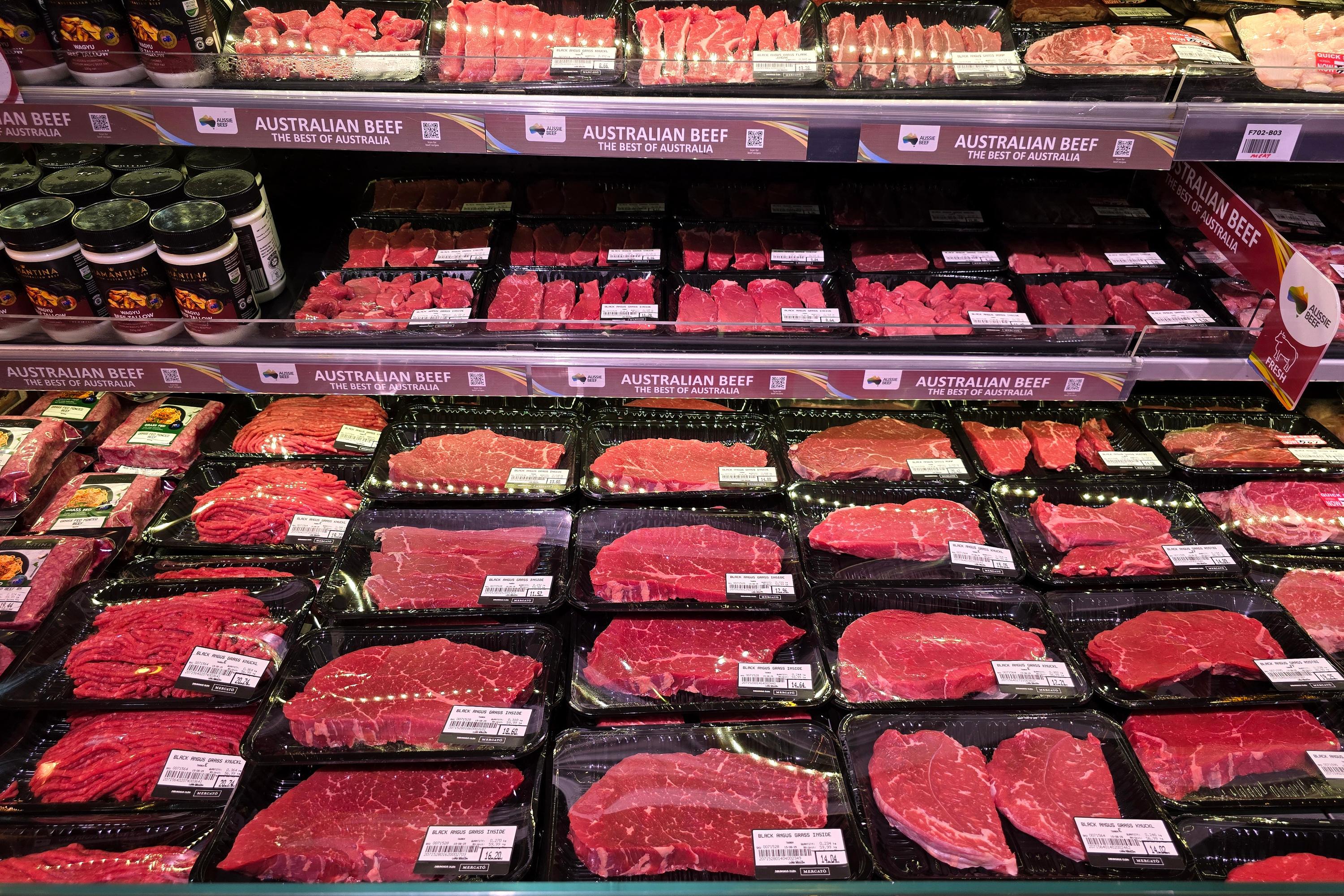 La Chine va imposer des droits de douane supplémentaires de 55% sur certaines importations de bœuf