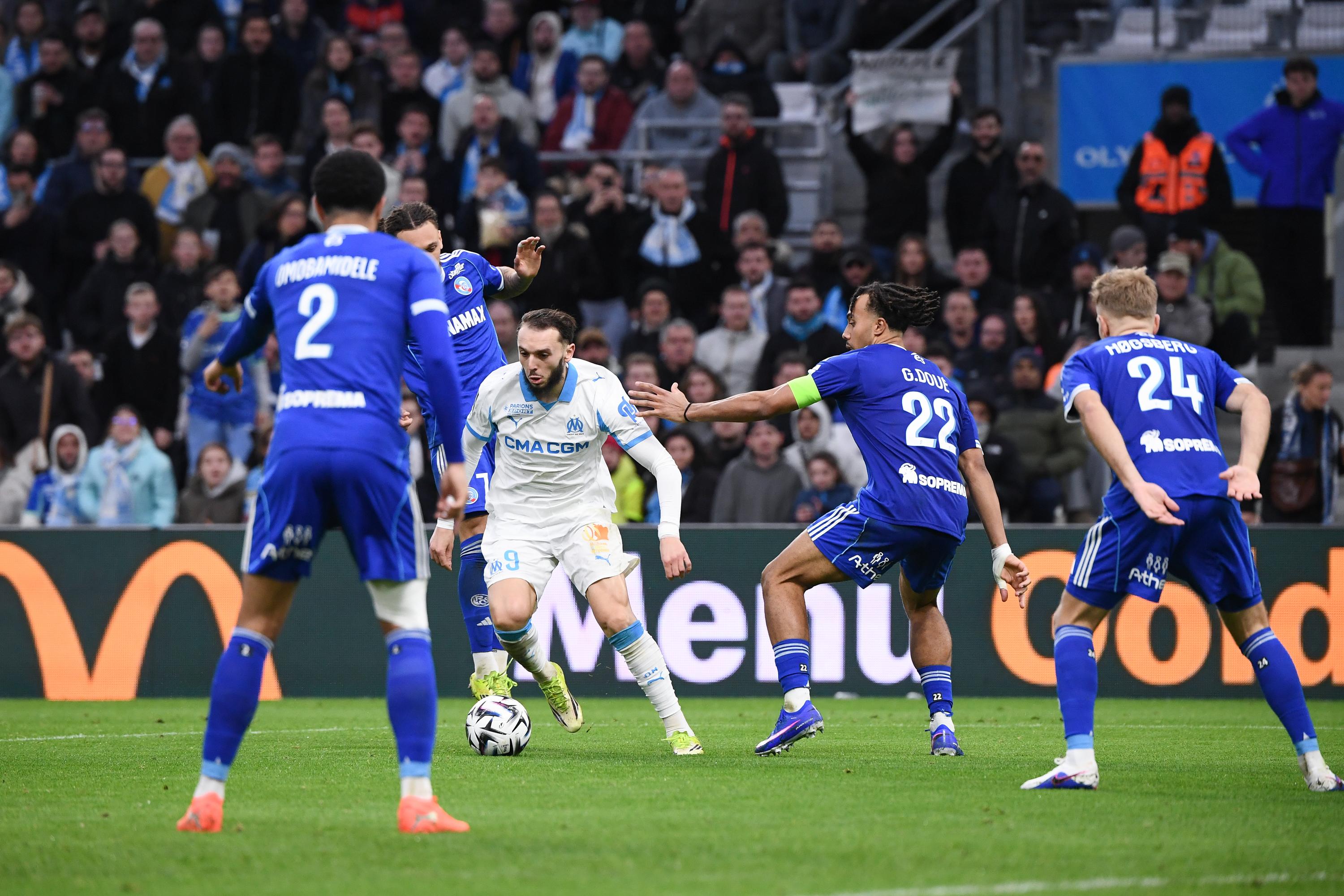 EN DIRECT - OM-Strasbourg : les Strasbourgeois marquent et poussent pour revenir au score