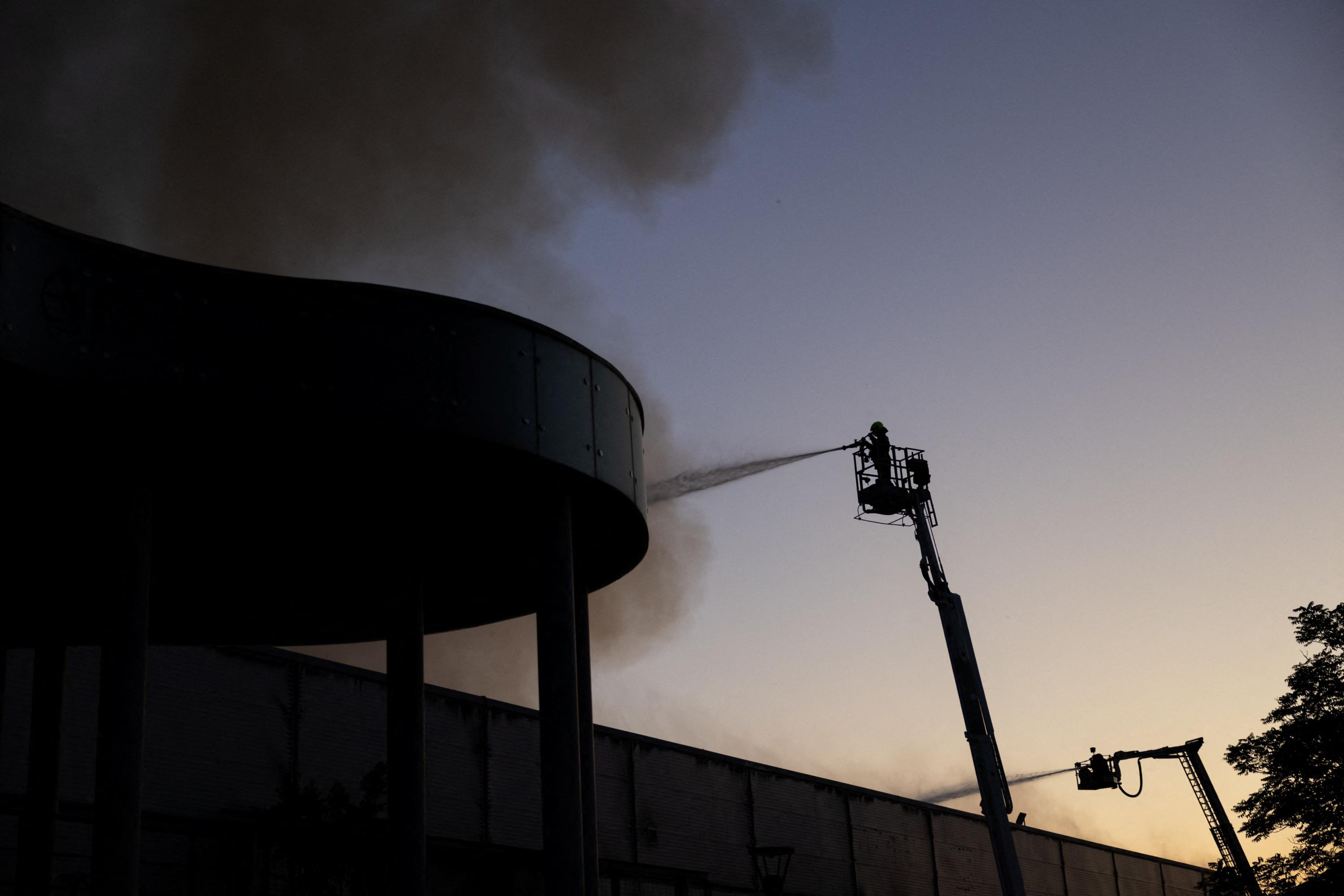 En Grèce, un bâtiment des Jeux olympiques de 2004 endommagé par un incendie