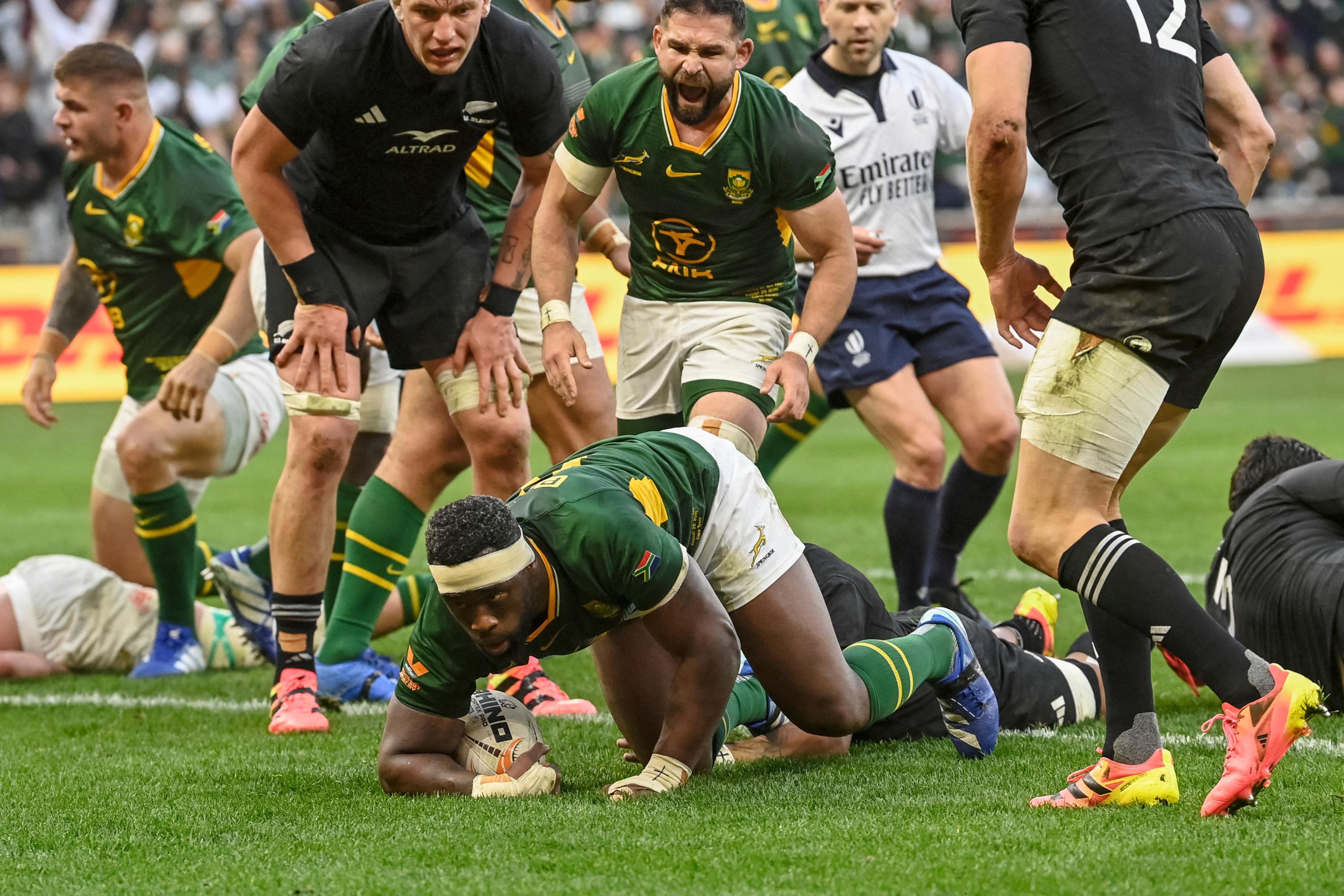 EN DIRECT - Afrique du Sud-Nouvelle-Zélande : les Springboks bien partis pour l’emporter