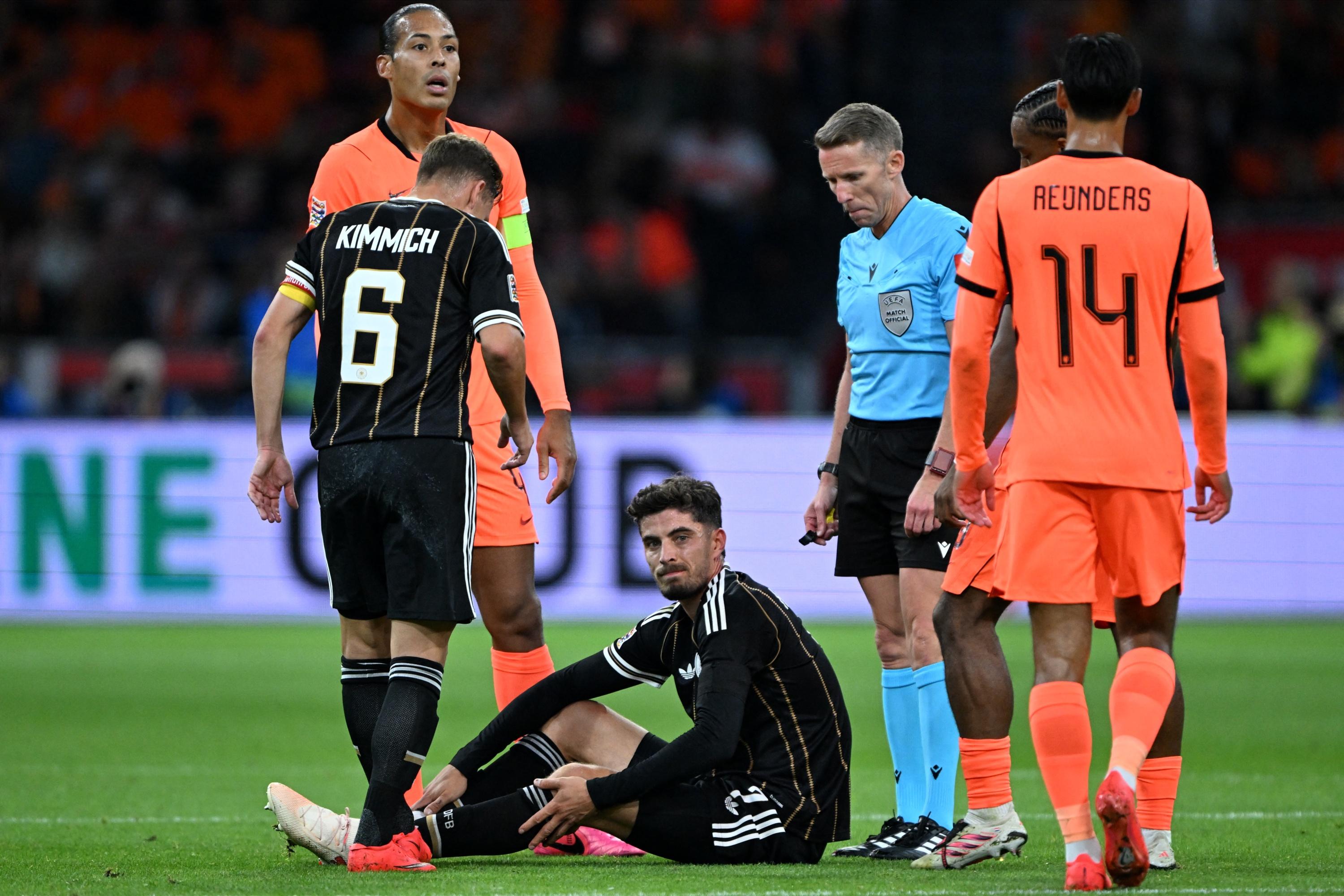 Ligue des nations : blessés, Musiala et Havertz quittent la sélection allemande