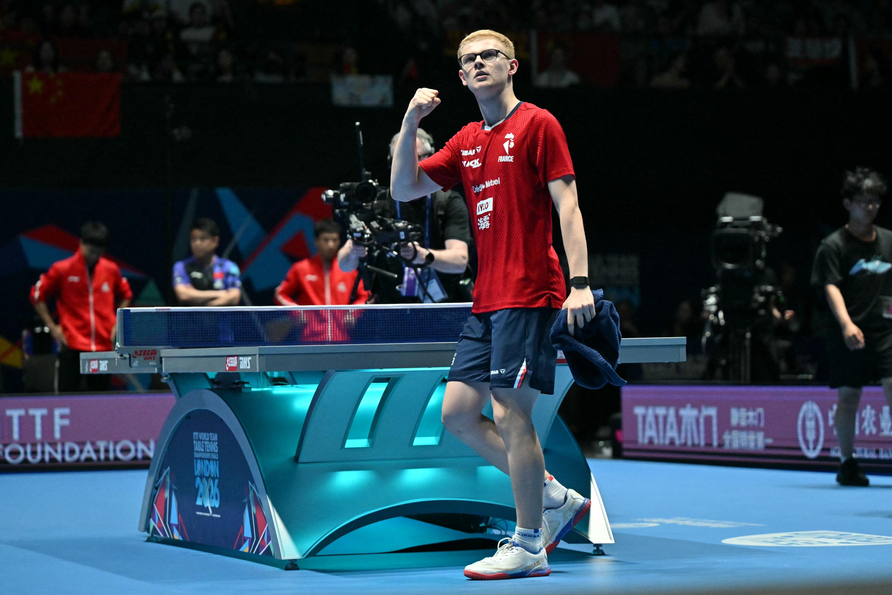 Tennis de table : après une grosse frayeur, Félix Lebrun s’impose au 1er tour du Smash de Pékin