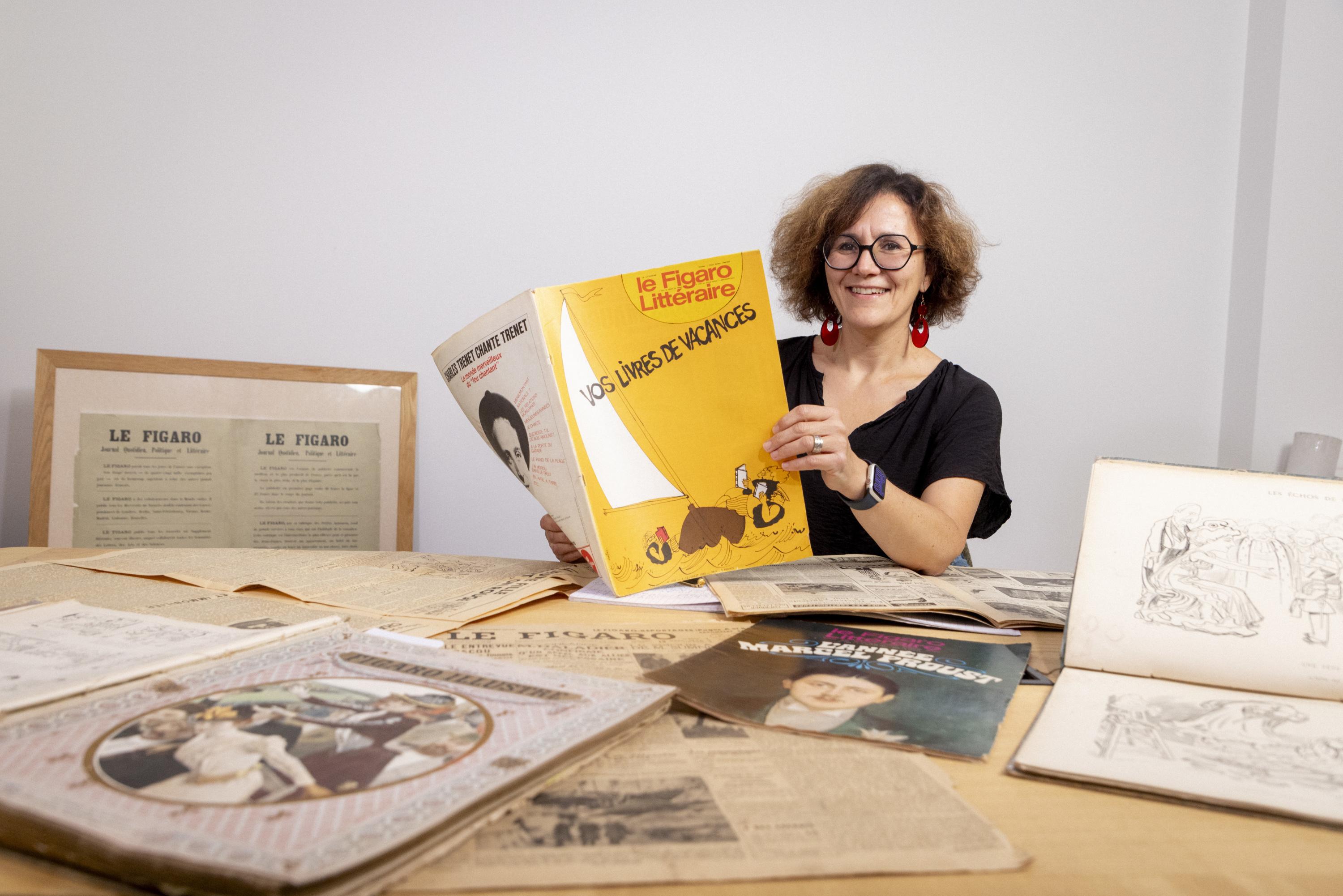 Claire Blandin, commissaire de l’exposition des 200 ans : «Le Figaro a participé à deux siècles d’histoire »