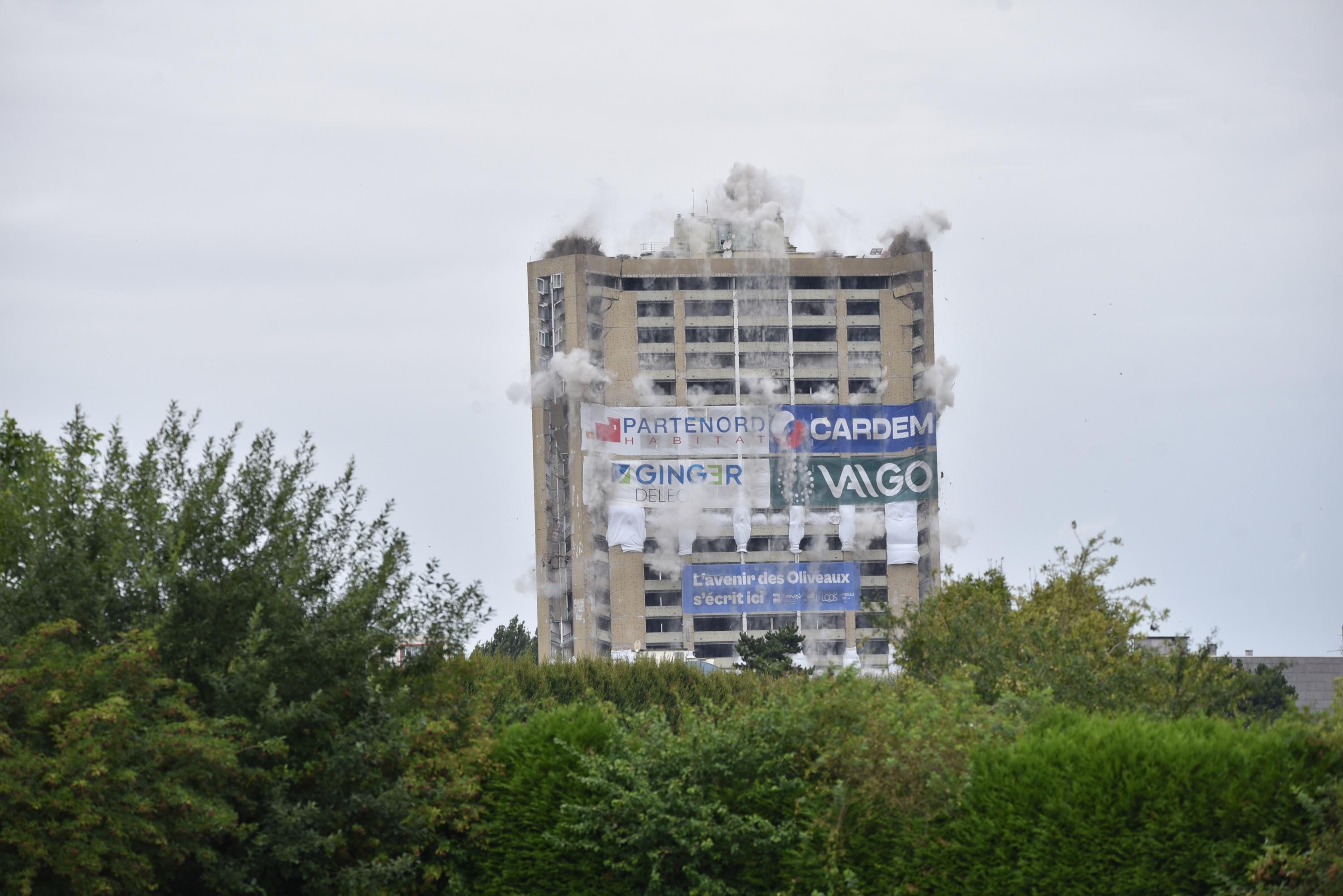 Le chantier génère près de 19 000 tonnes de gravats.