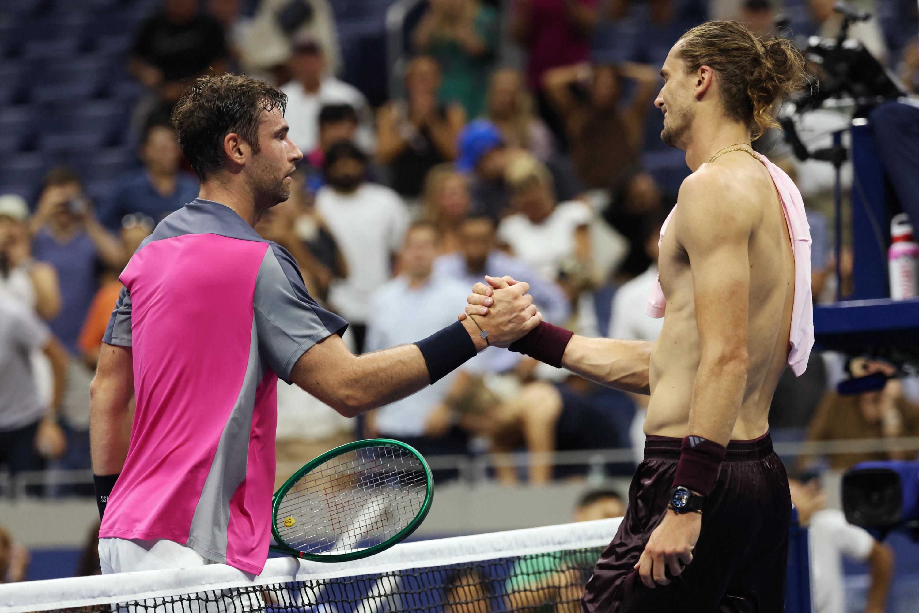US Open : le Français Quentin Halys a poussé Alexander Zverev au 5e set, avant de céder