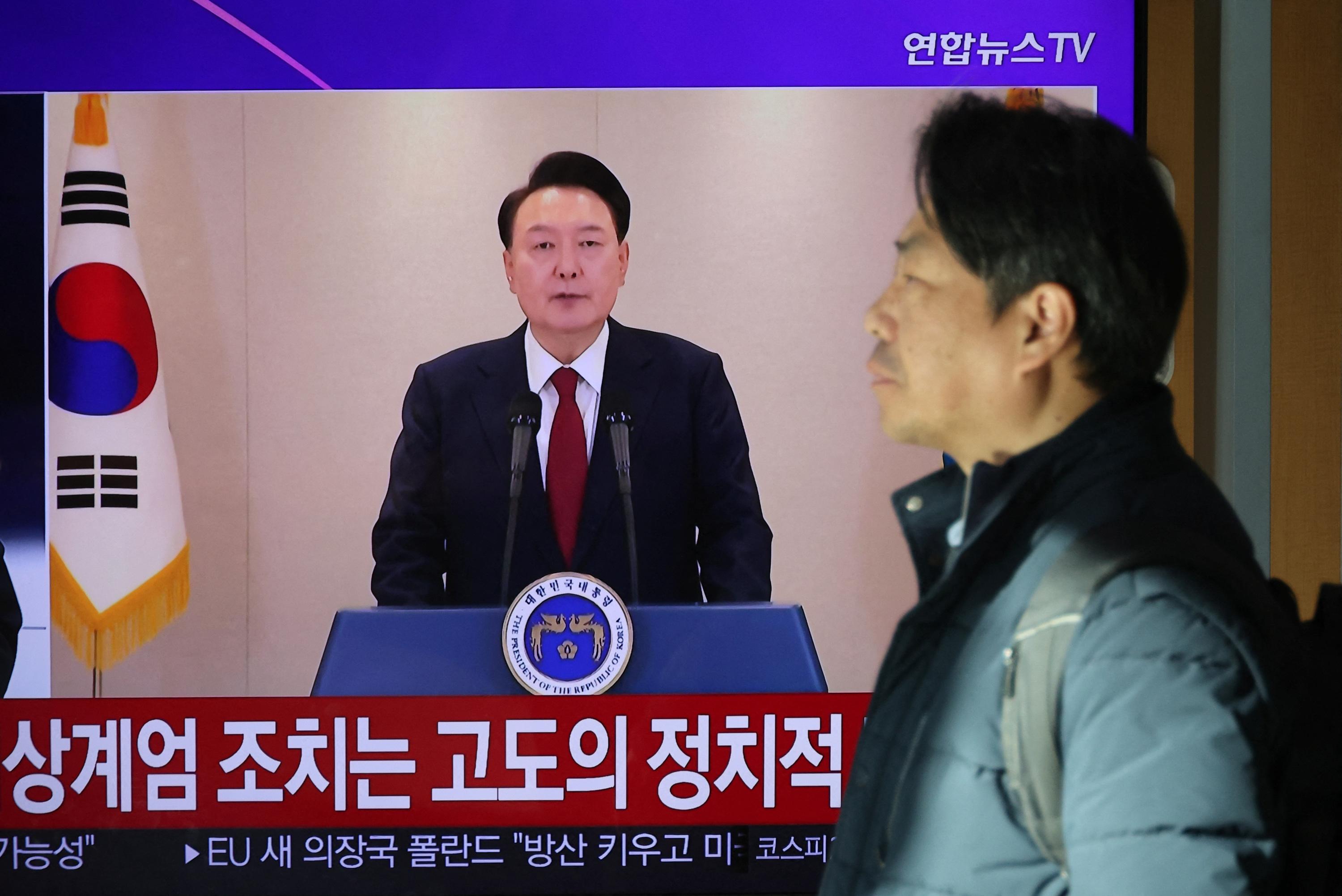 En Corée du Sud, la fuite en avant du président Yoon Suk Yeol, accusé de «trahison»