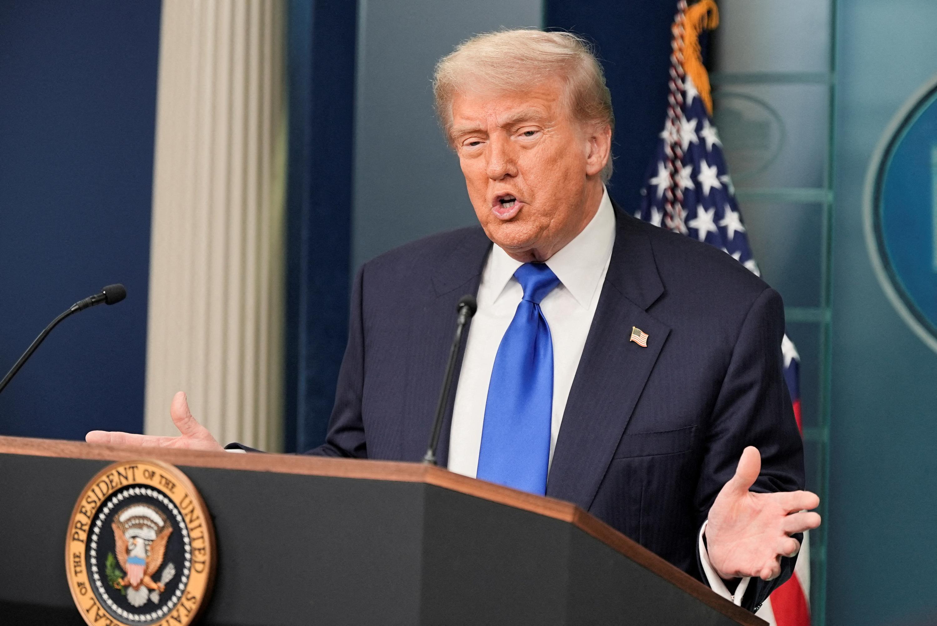 Donald Trump sûr de son «deal» pour Gaza et un «État palestinien»