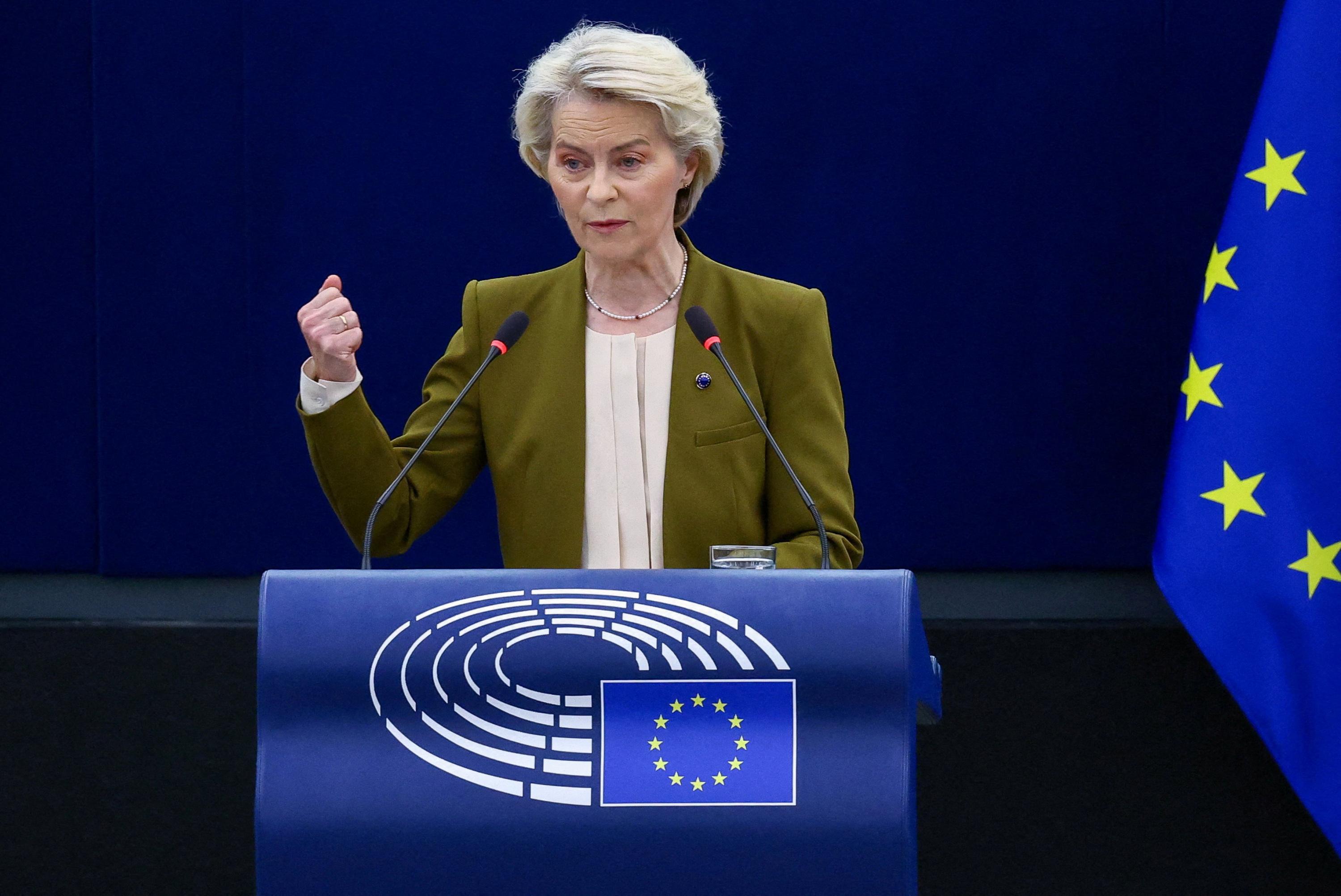 «L’Europe défendra chaque centimètre carré de son territoire» : von der Leyen appelle l’Union à se mobiliser