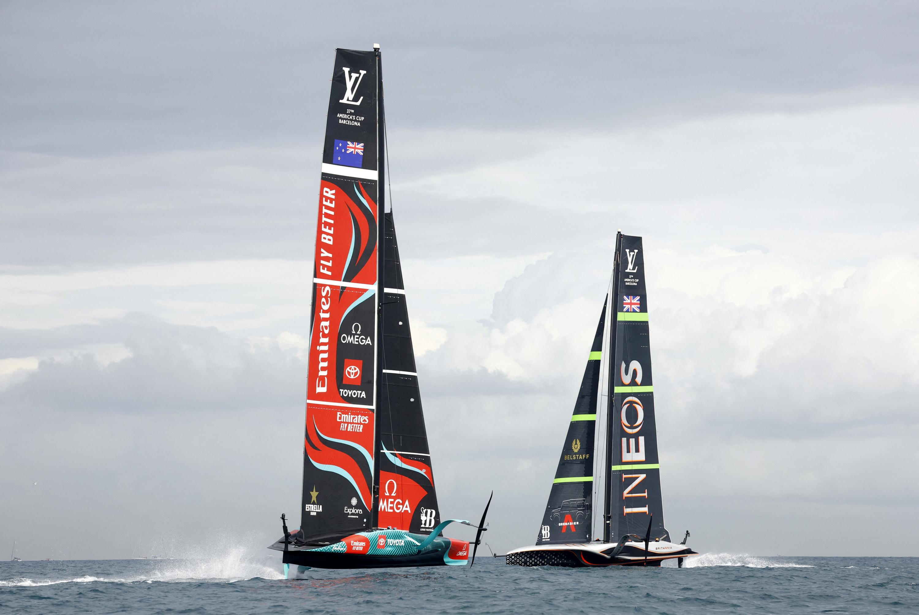 Coupe de l'America : Team New Zealand porusuit son récital face à Ineos Britannia