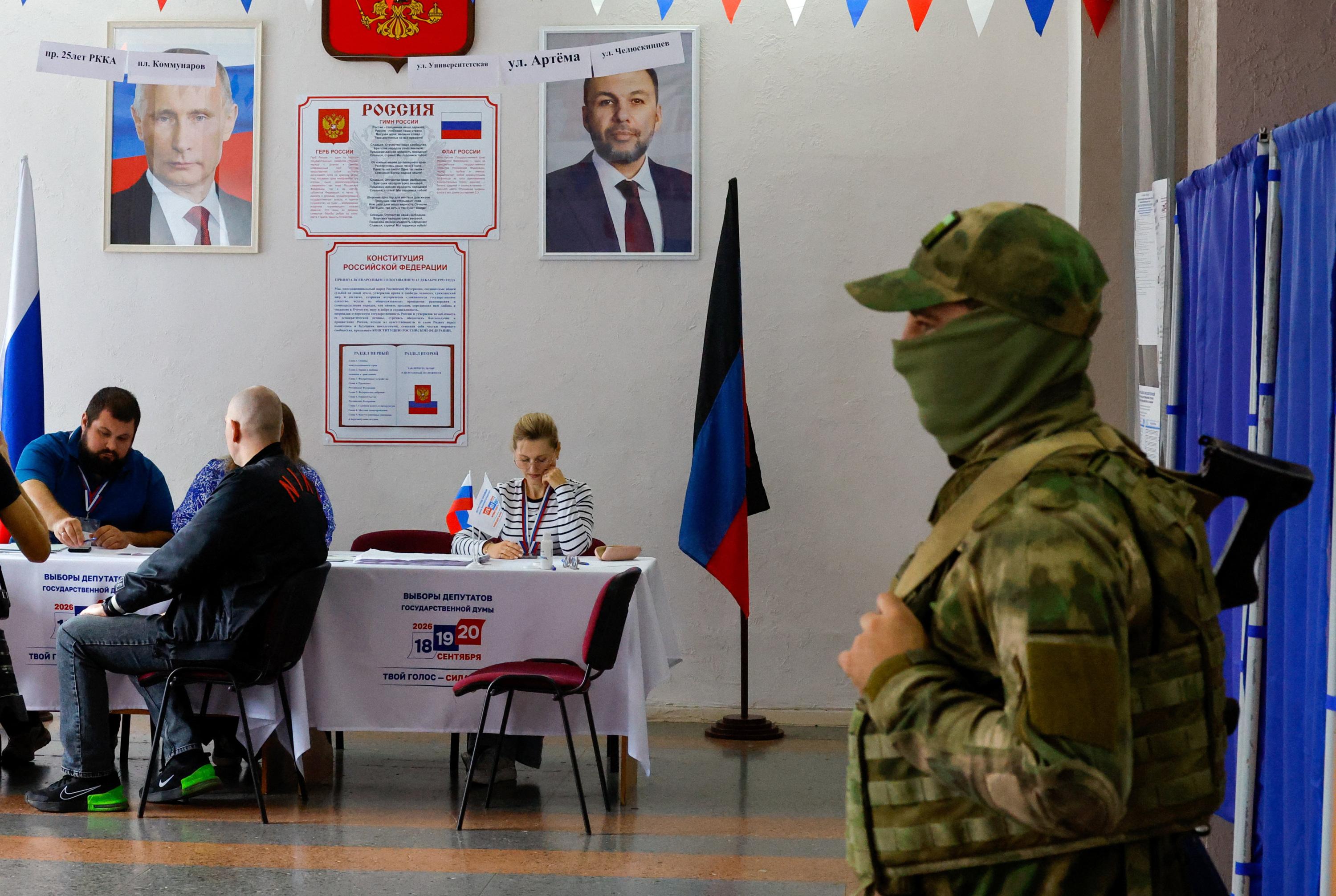 En Russie, des élections législatives verrouillées par le Kremlin et marquées par des frappes ukrainiennes