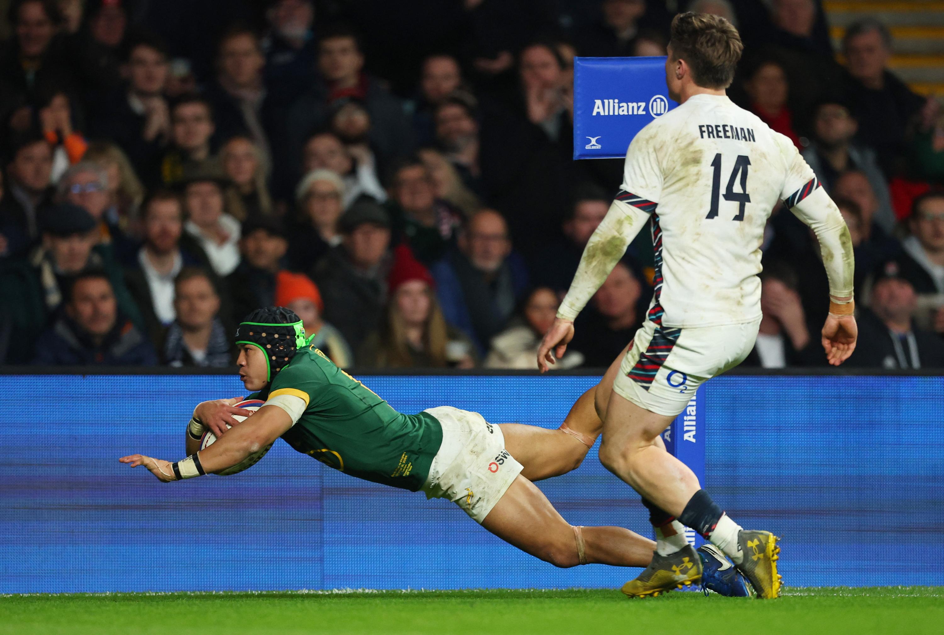 Rugby : indestructible, l’Afrique du Sud a le dernier mot en Angleterre après un combat dantesque