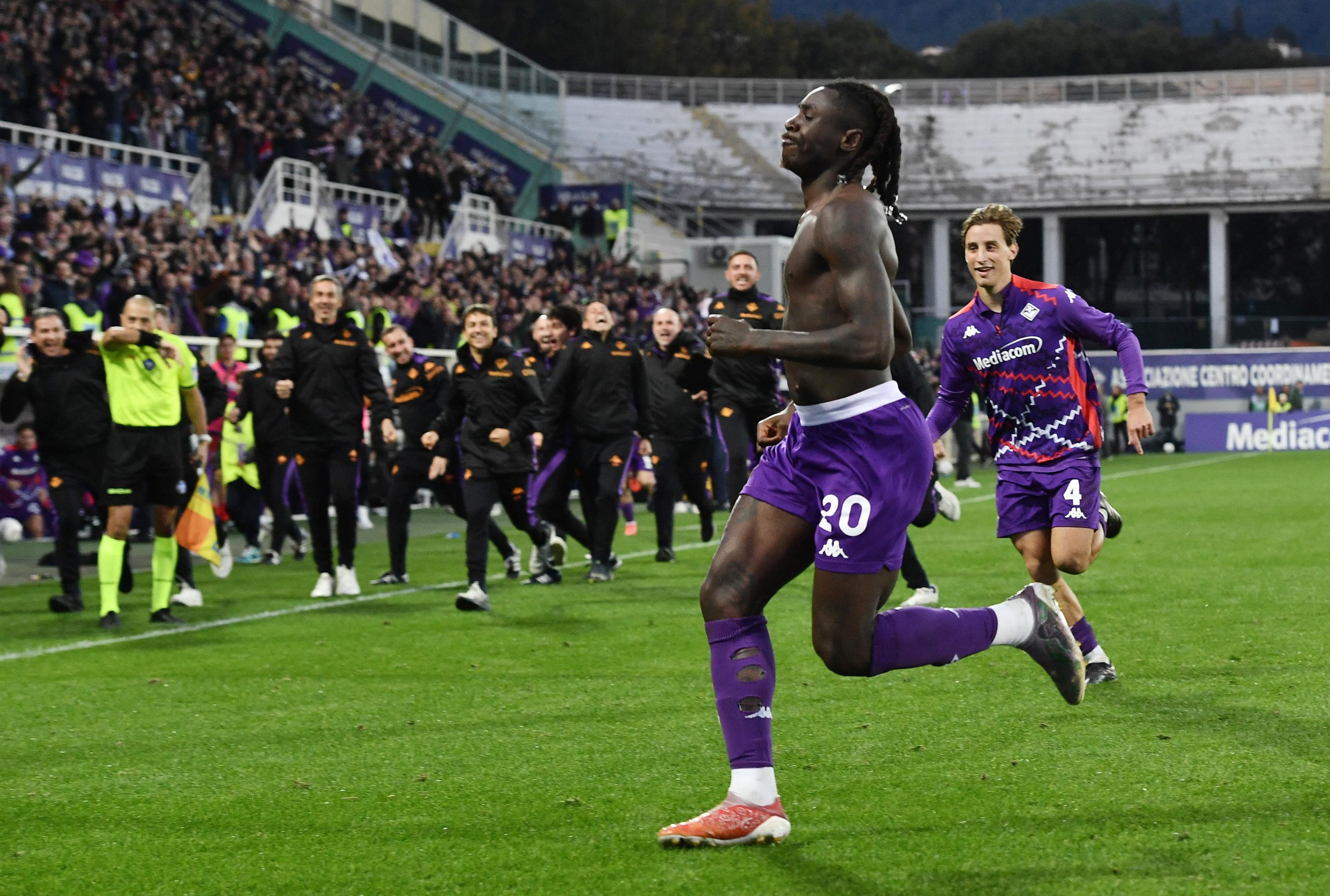 Serie A : la Fiorentina premier ex aequo après sa victoire face à Côme