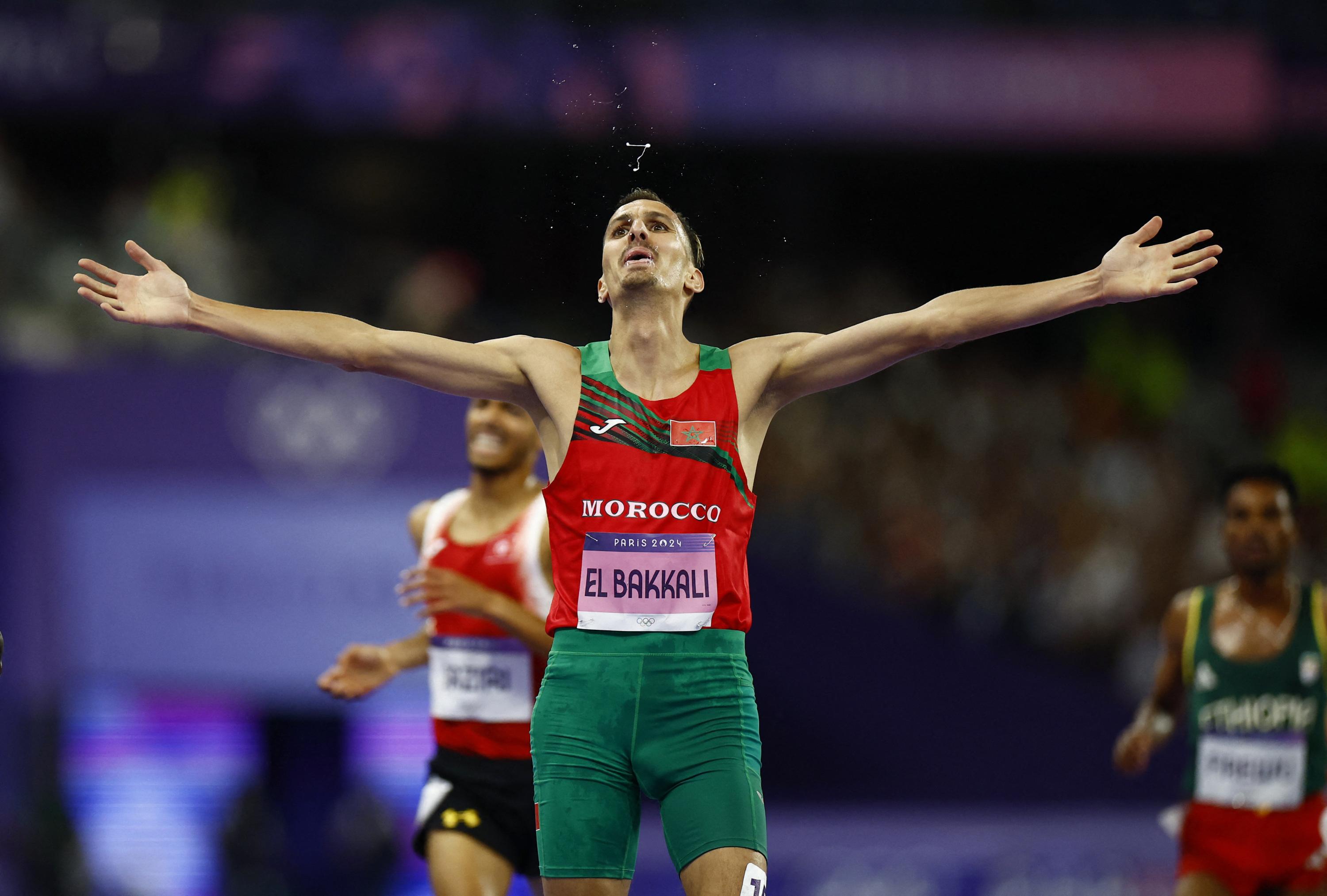 JO - Athlétisme: le Marocain El Bakkali garde son titre olympique sur 3000 m steeple