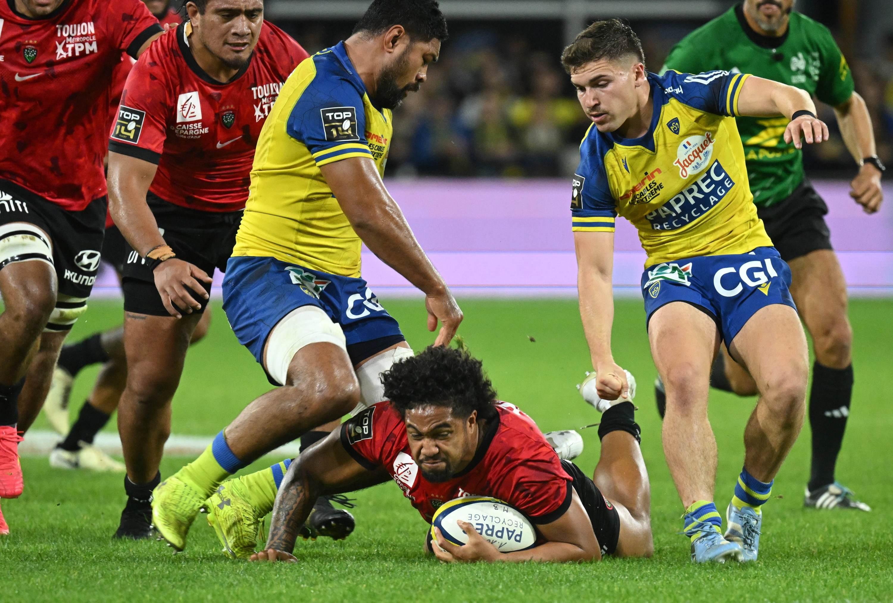 Top 14 : Clermont renverse Toulon au terme d’une fin de match tendue