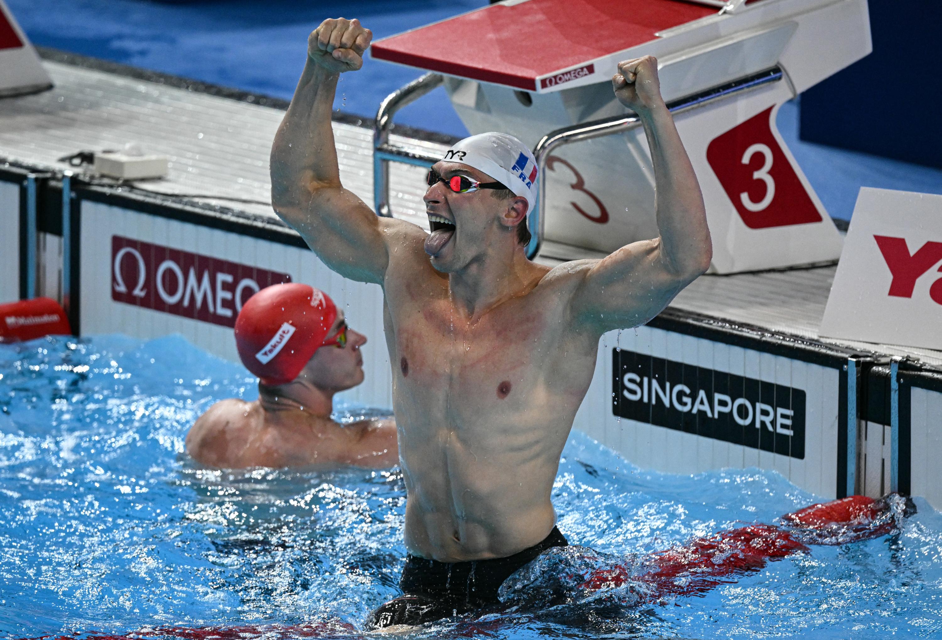 Mondiaux de natation : Maxime Grousset devient champion du monde du 50 m papillon