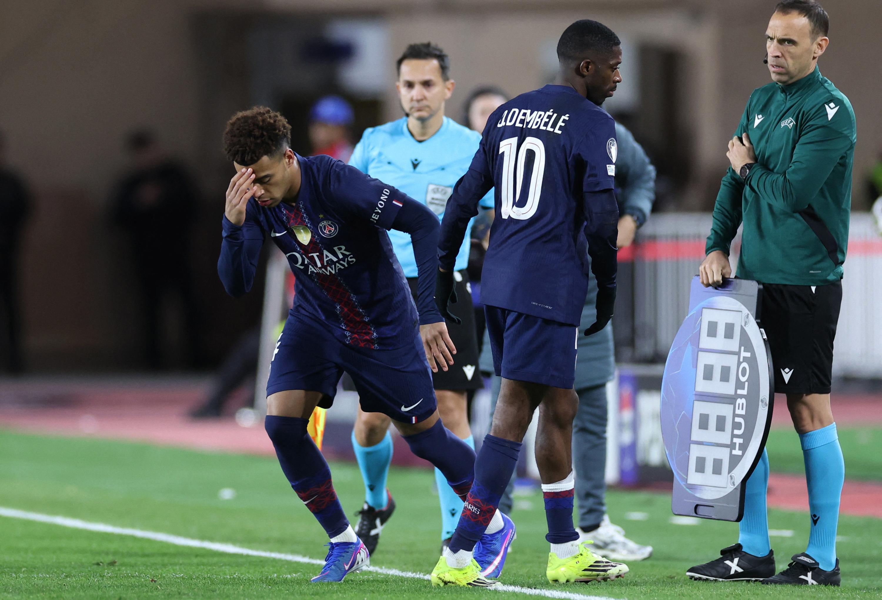 PSG : le verdict est tombé pour Ousmane Dembélé, touché à Monaco