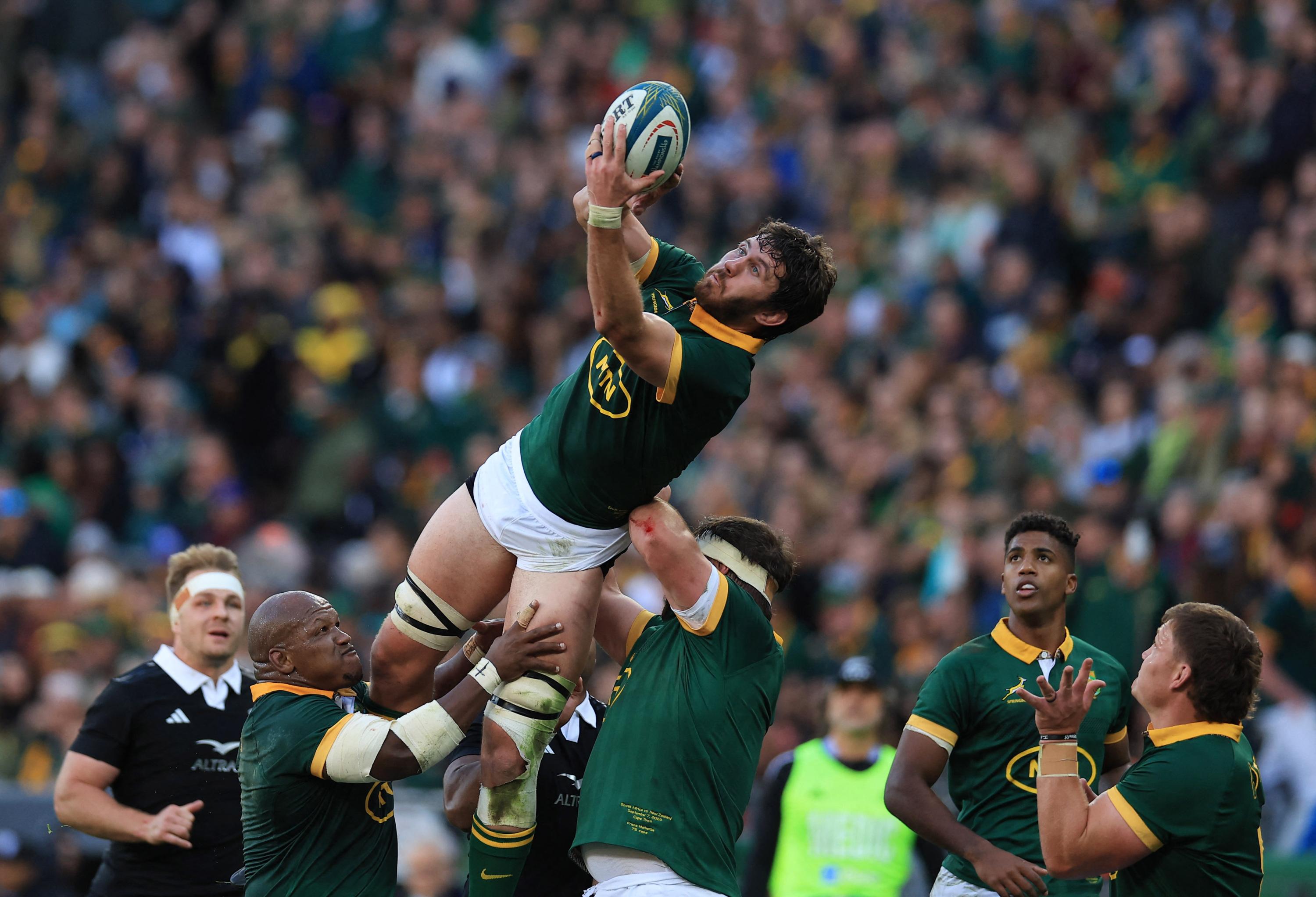 Rugby Championship: en vidéo, le résume du succès de l’Afrique du Sud contre la Nouvelle-Zélande