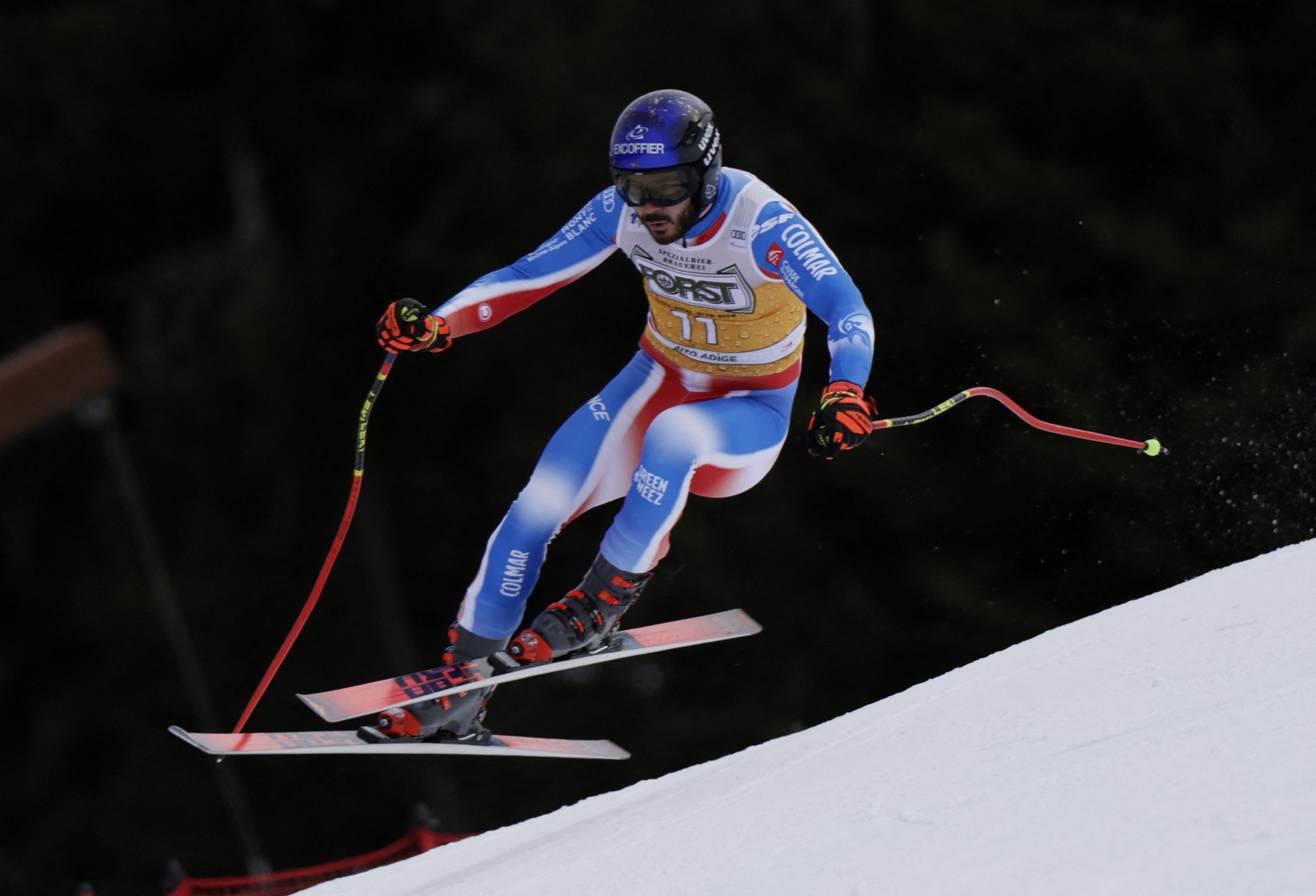 Ski alpin : Cyprien Sarrazin «progresse» et «communique», se réjouit le camp français