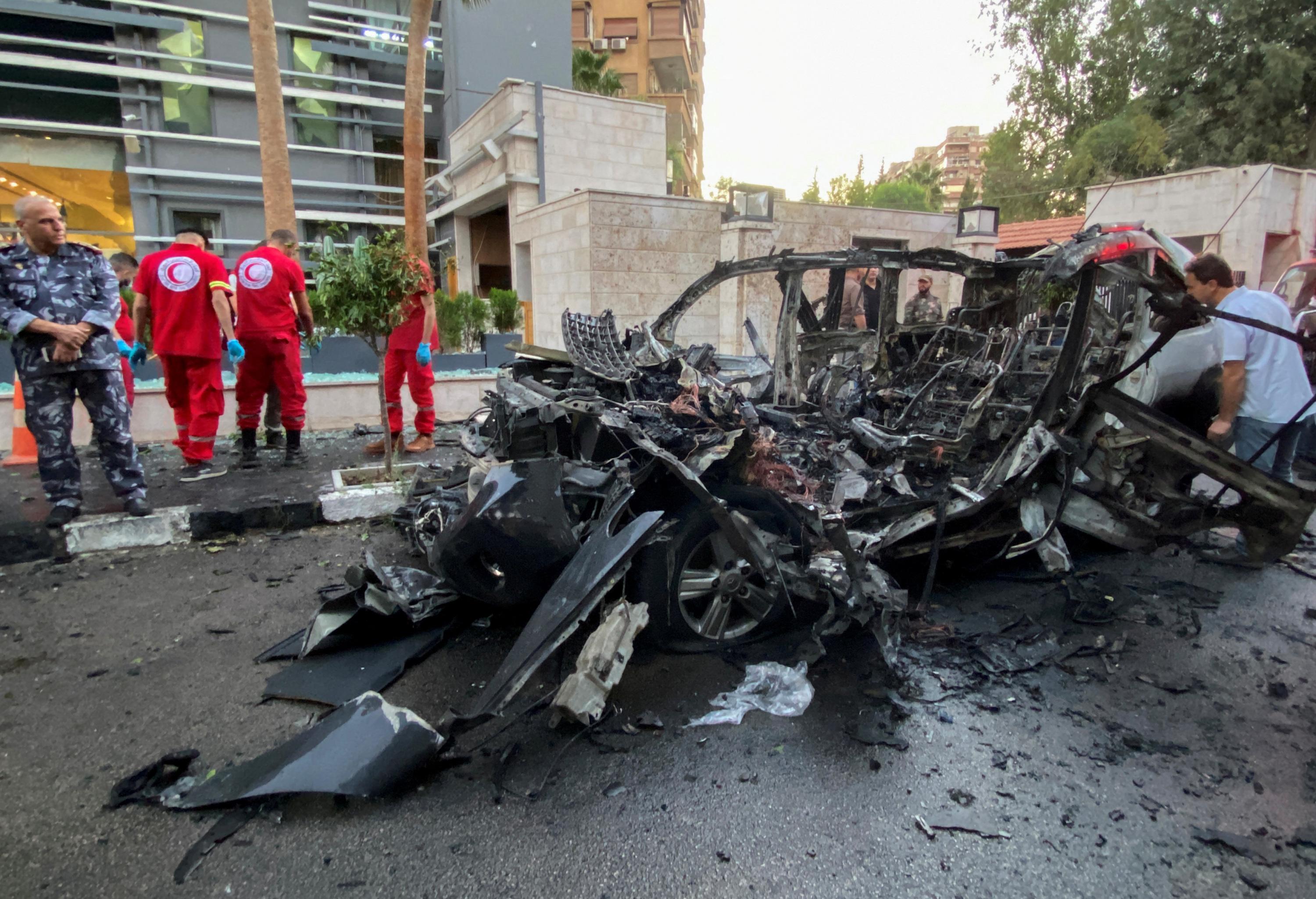 Syrie : au moins un mort dans l’explosion d'une voiture à Damas