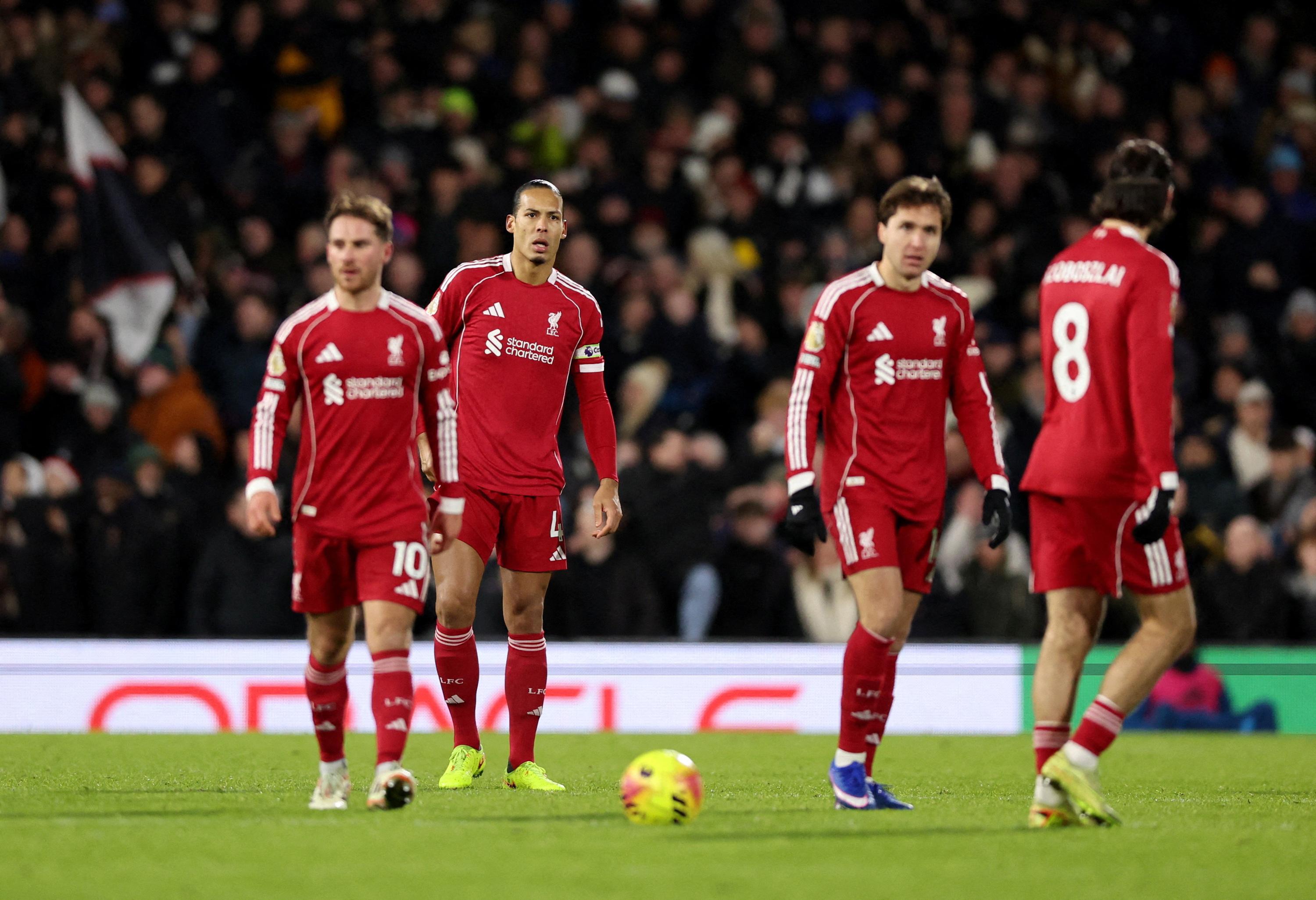 Premier League : après une fin de match folle, Liverpool laisse filer la victoire à Fulham