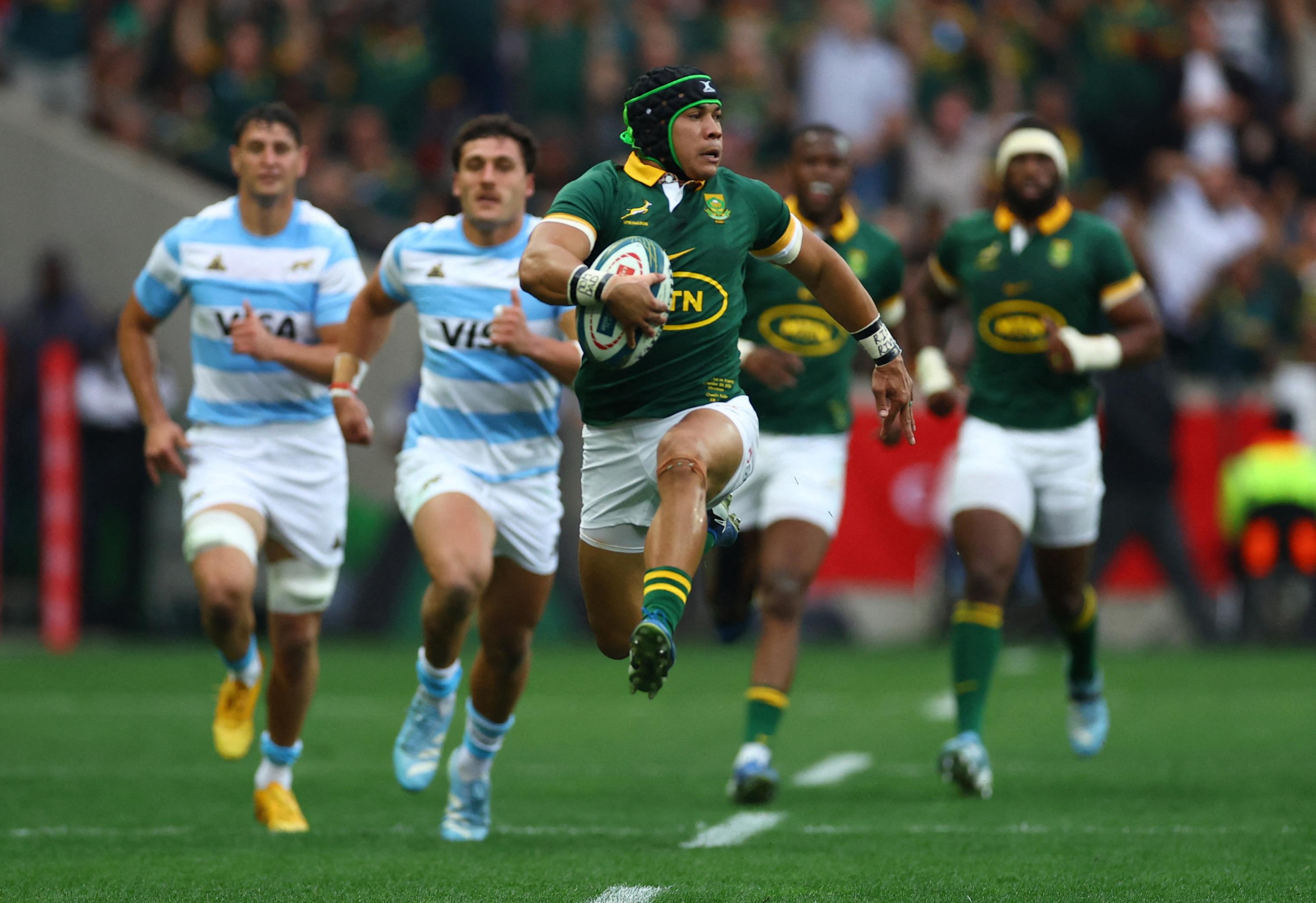 Rugby Championship : Déjà sacrée, l’Afrique du Sud cartonne l’Argentine