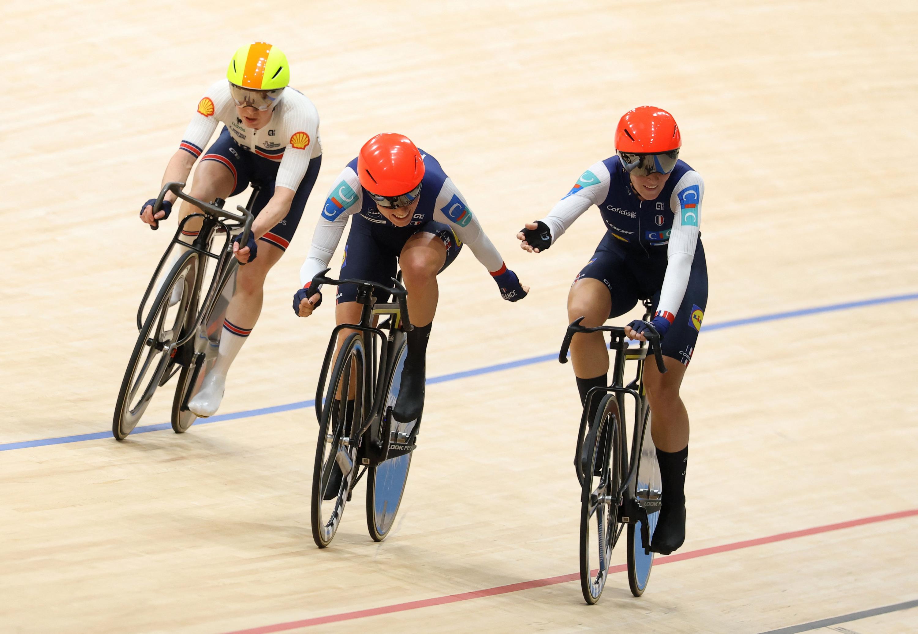 Cyclisme sur piste: Marion Borras et Clara Copponi vice-championnes du monde de l’Américaine