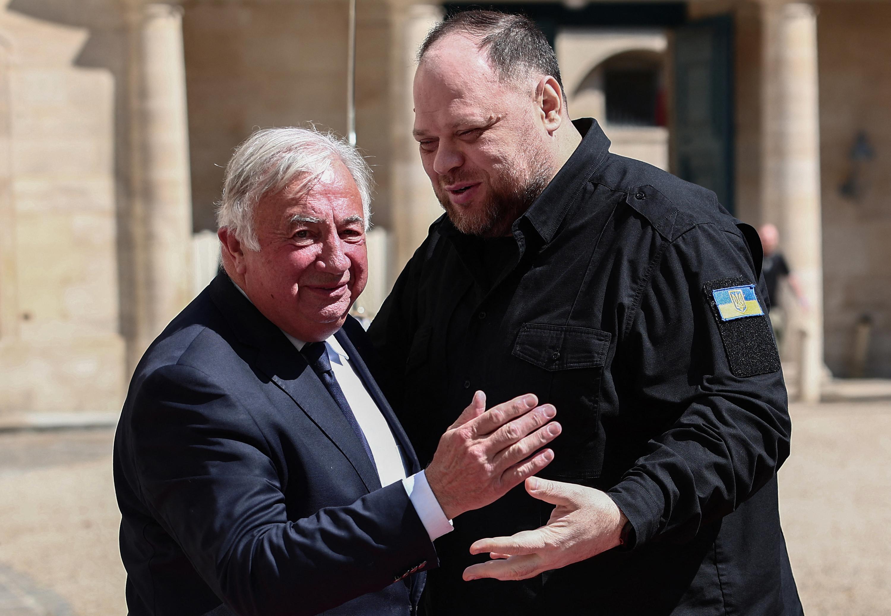 Guerre en Ukraine : à Paris, le président du parlement ukrainien lance un «Appel du 18 Juin» à la France