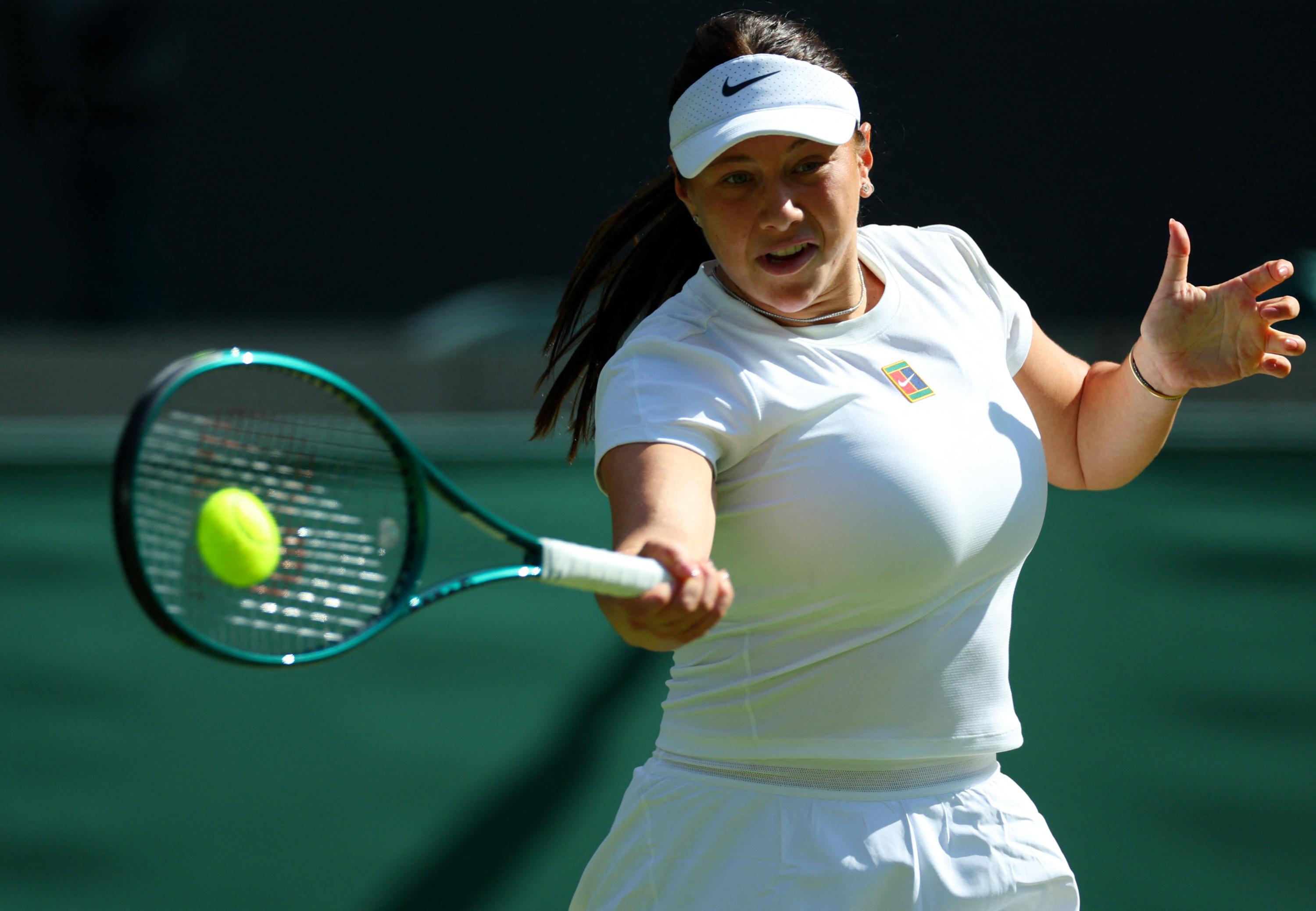 Wimbledon : Anisimova s’offre sa première demi-finale sur le gazon londonien après sa victoire en deux sets face à Pavlyuchenkova