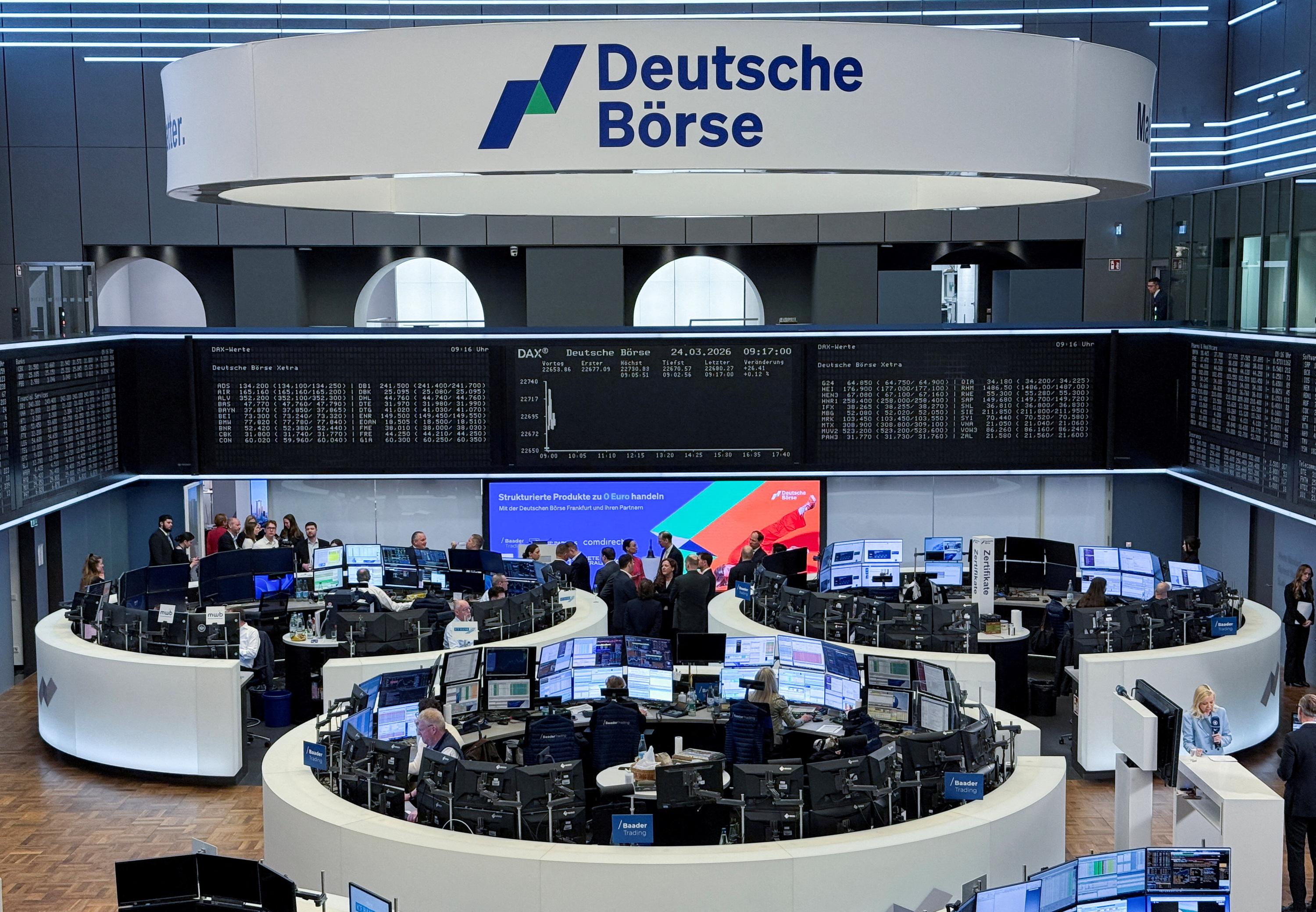 Les Bourses européennes ouvrent en forte hausse, dopées par les propos de Donald Trump sur l’Iran