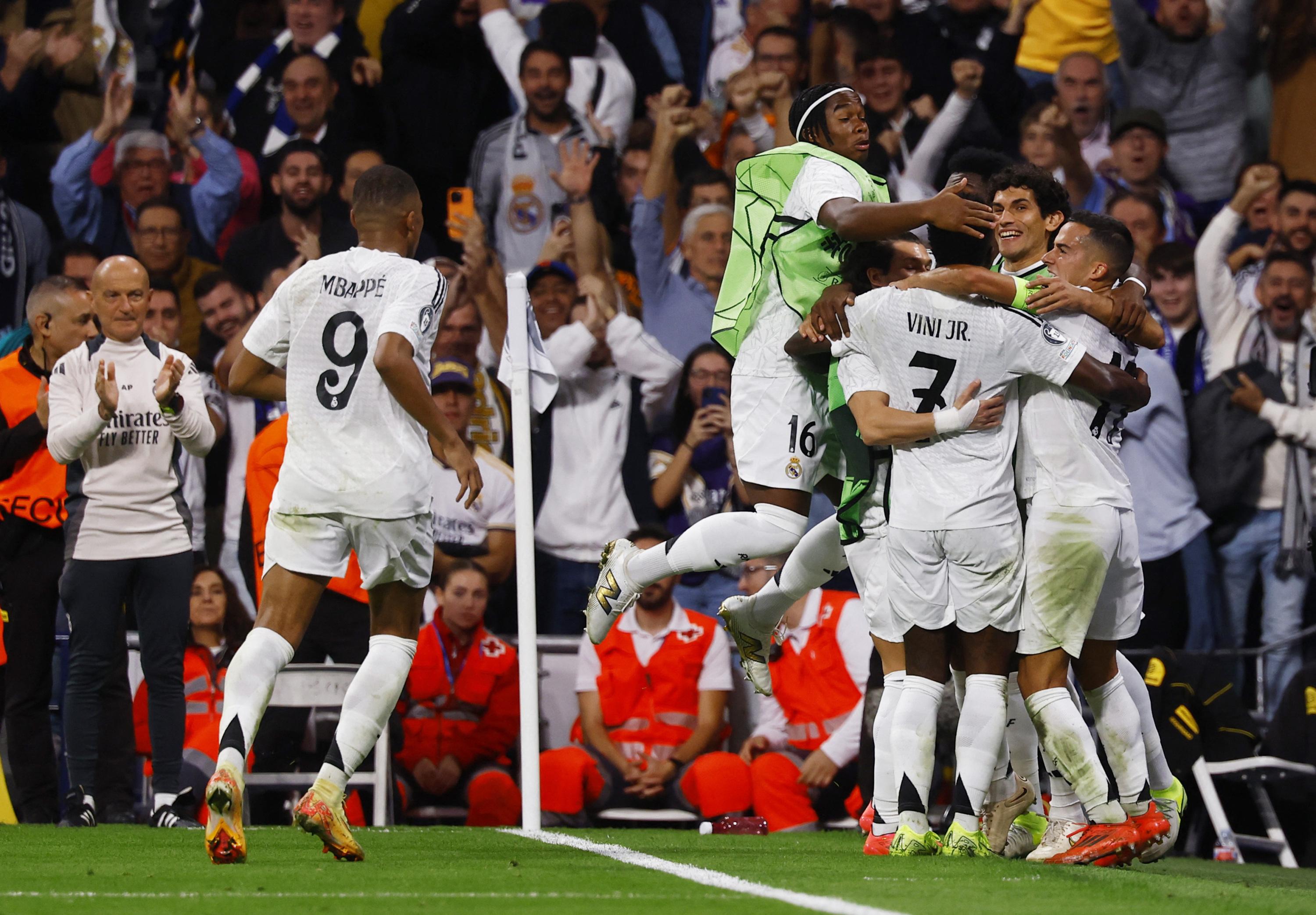 Ligue des champions : en vidéo, les deux buts express du Real Madrid avec une passe décisive de Mbappé