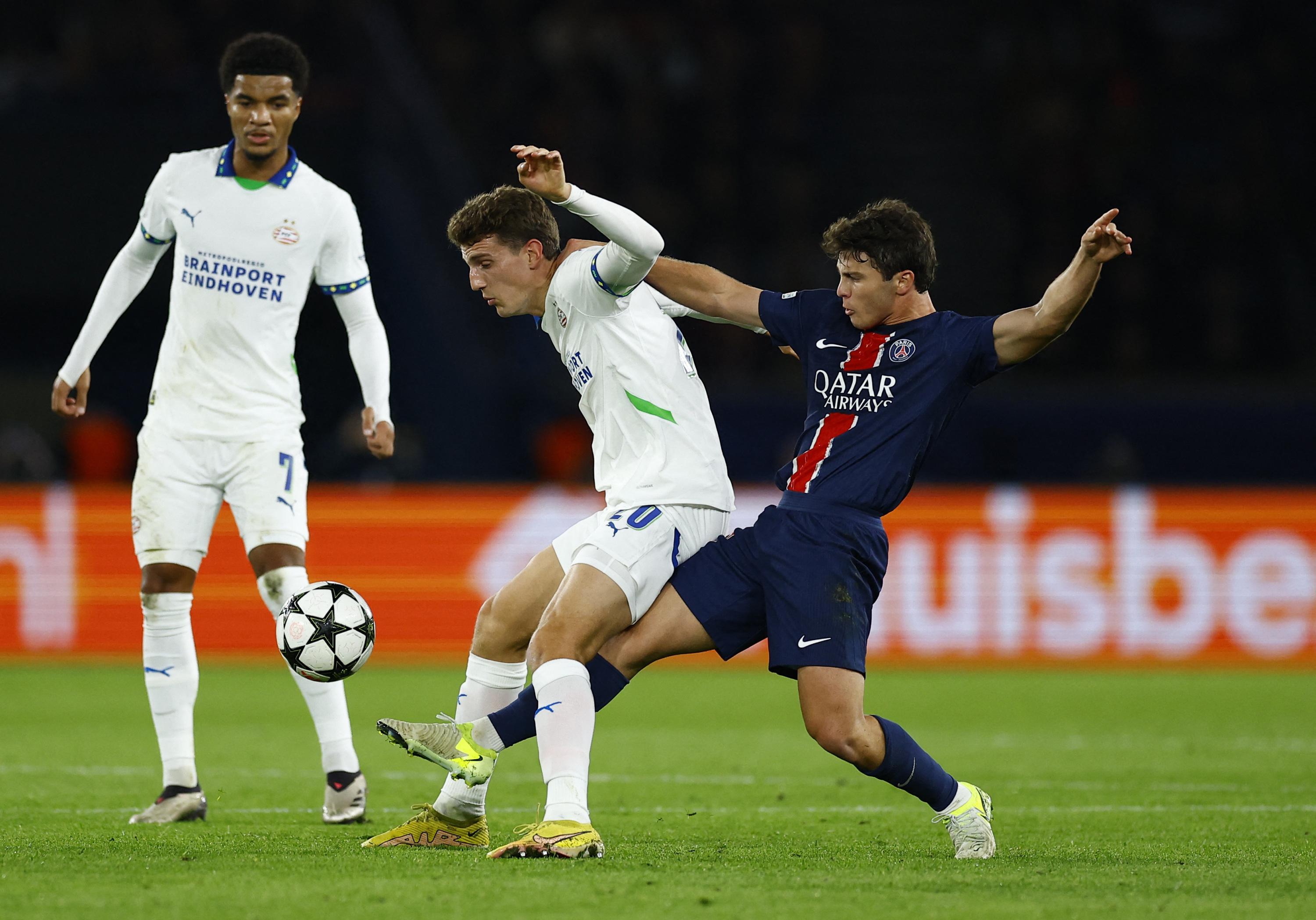 EN DIRECT - PSG-PSV Eindhoven&nbsp;: trop maladroit, Paris se fait punir