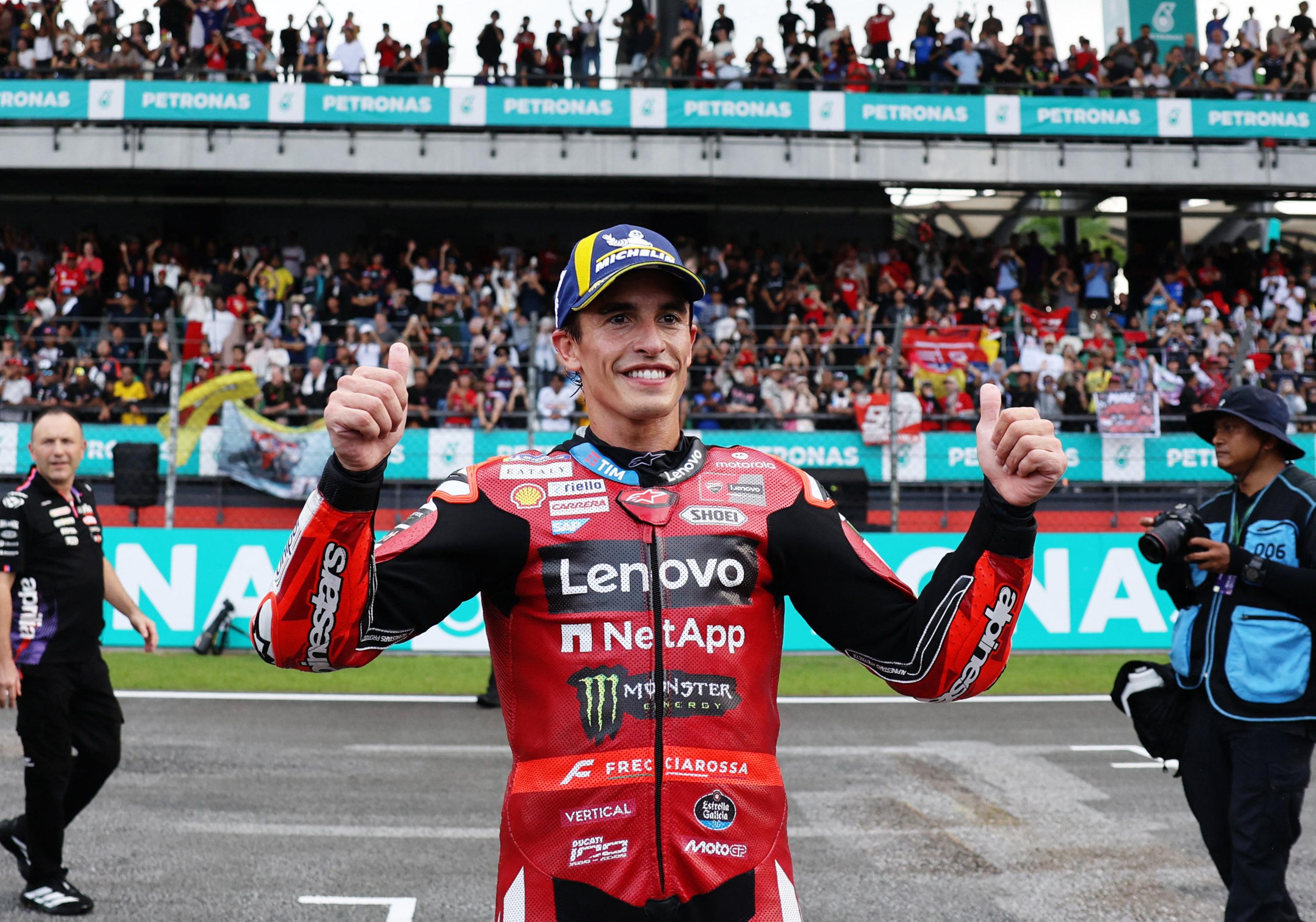 Moto GP: Marquez accroît son avance au championnat après le sprint en Malaisie