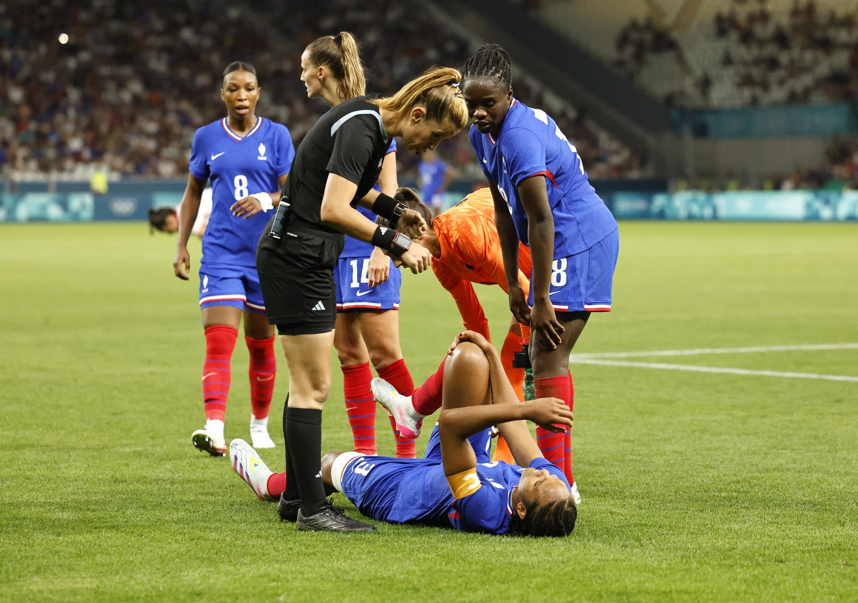 JO - Foot : Wendie Renard, capitaine de l’équipe de France, est forfait pour le prochain match