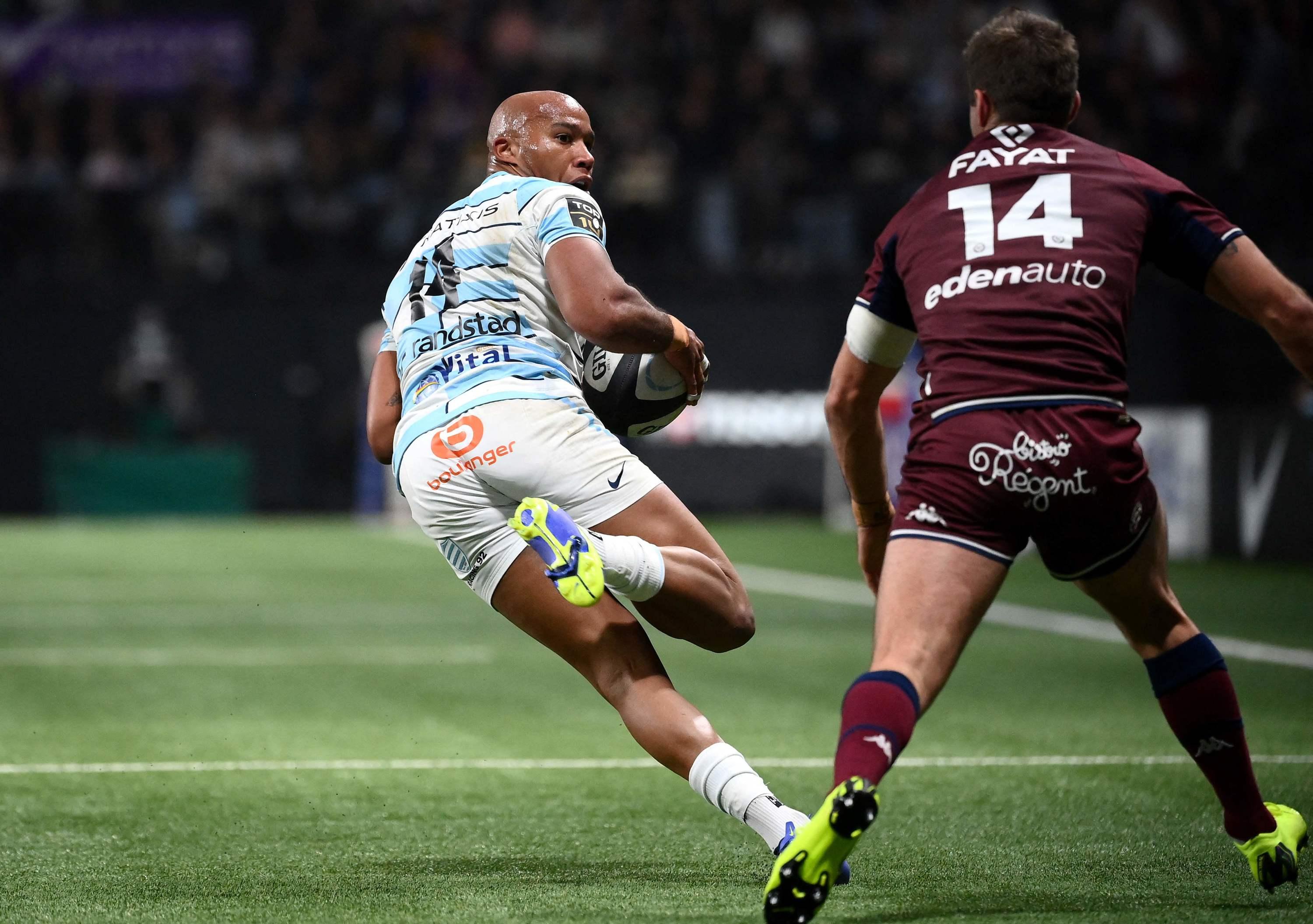 Top 14 : Teddy Thomas (Racing 92) s'excuse auprès de l'UBB et de Cordero pour son comportement