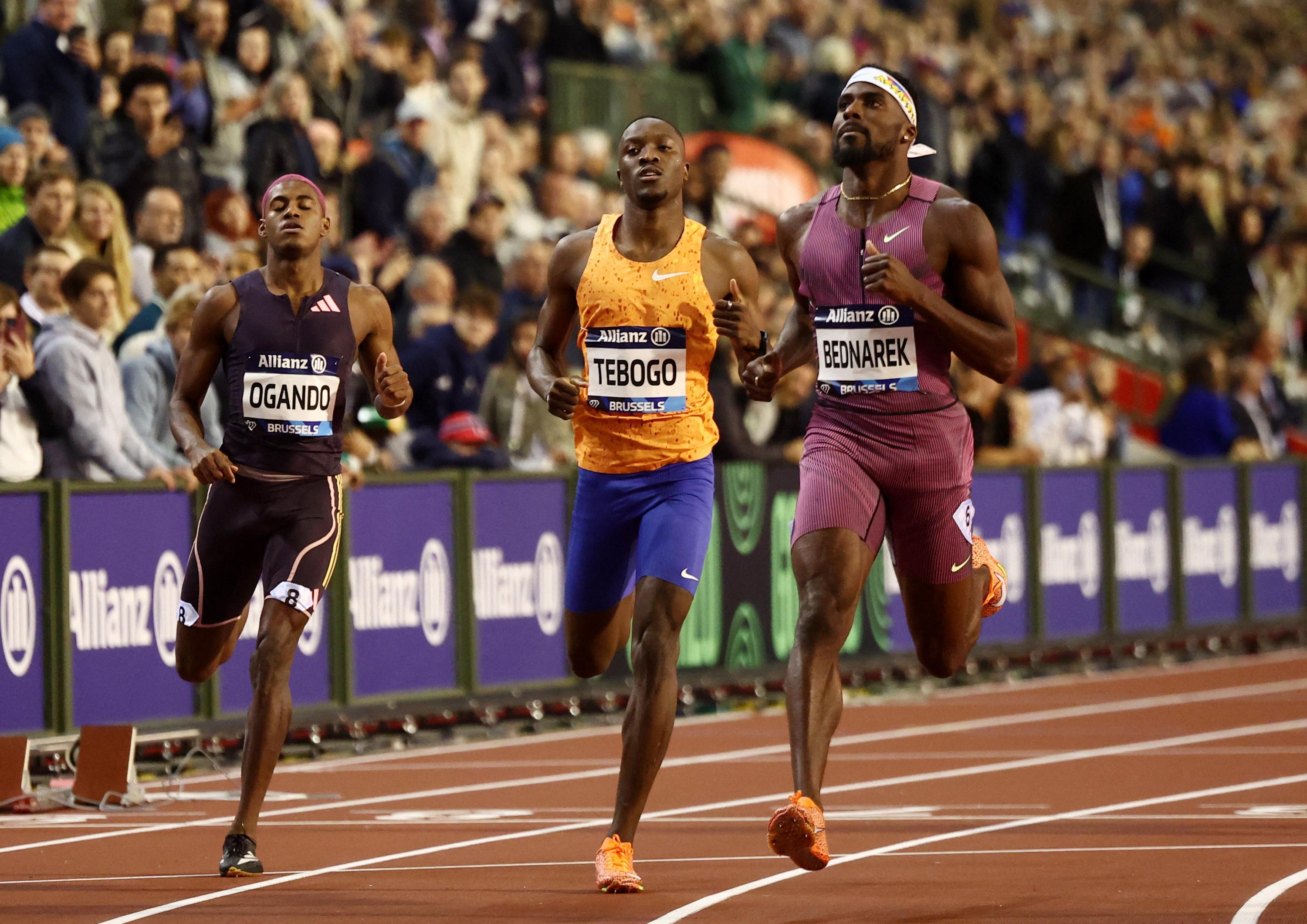 Athlétisme : première défaite depuis l'or olympique pour Tebogo à Bruxelles