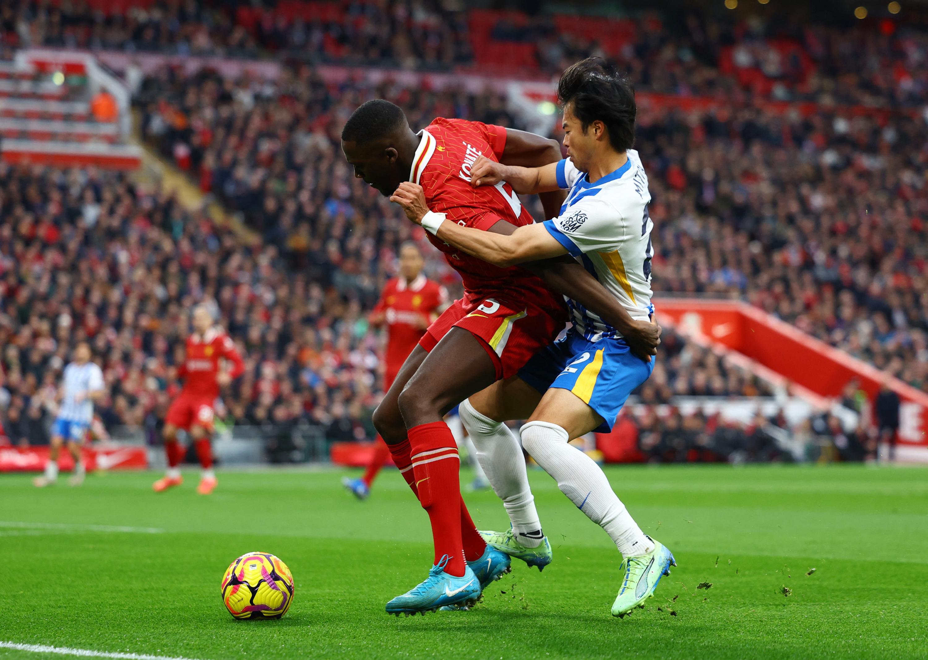 Premier League : à cinq jours de la liste des Bleus, Konaté touché avec Liverpool