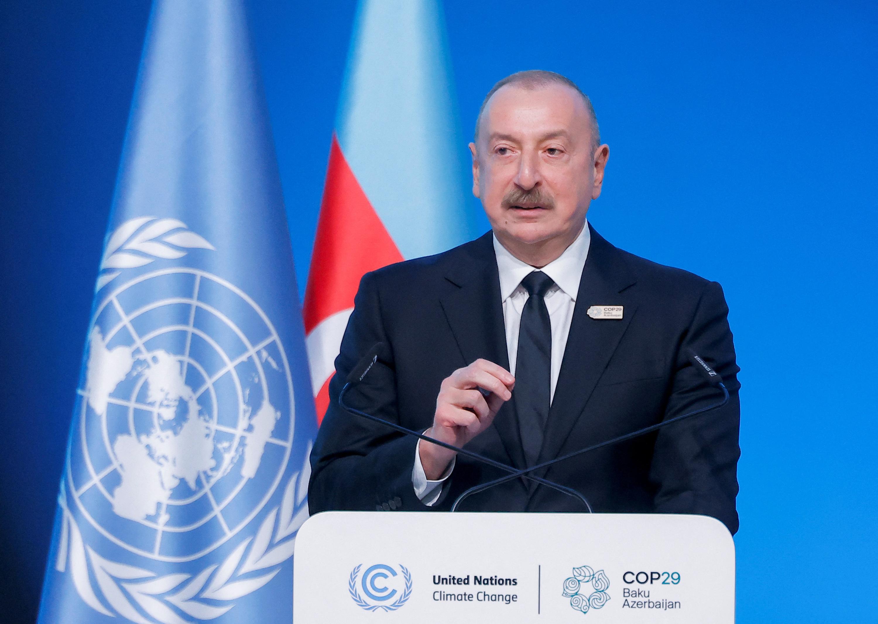 COP29 : gaz et pétrole sont un «cadeau de Dieu», persiste le président azerbaïdjanais