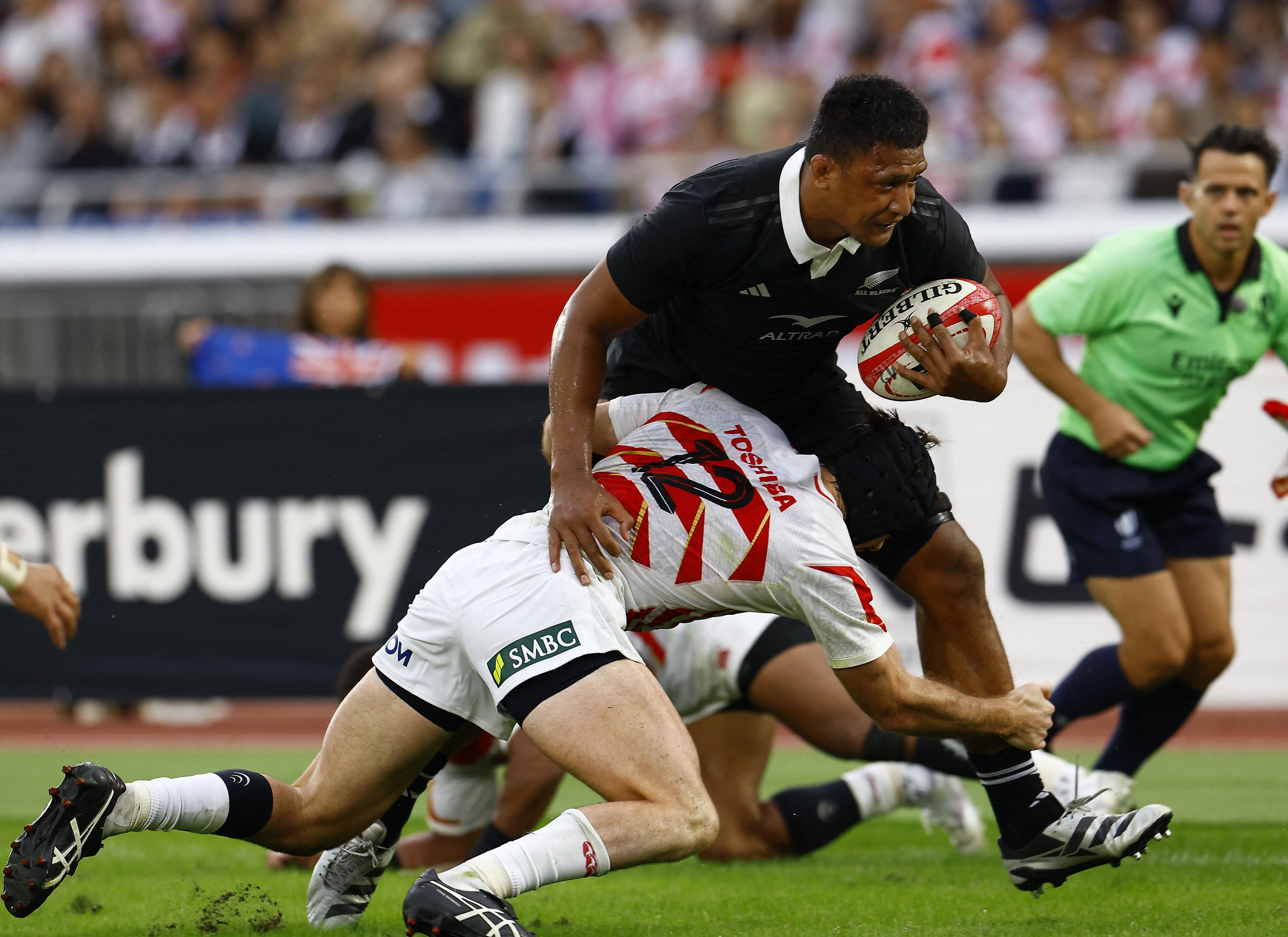 Rugby : les All Blacks lancent leur tournée en écrabouillant le Japon