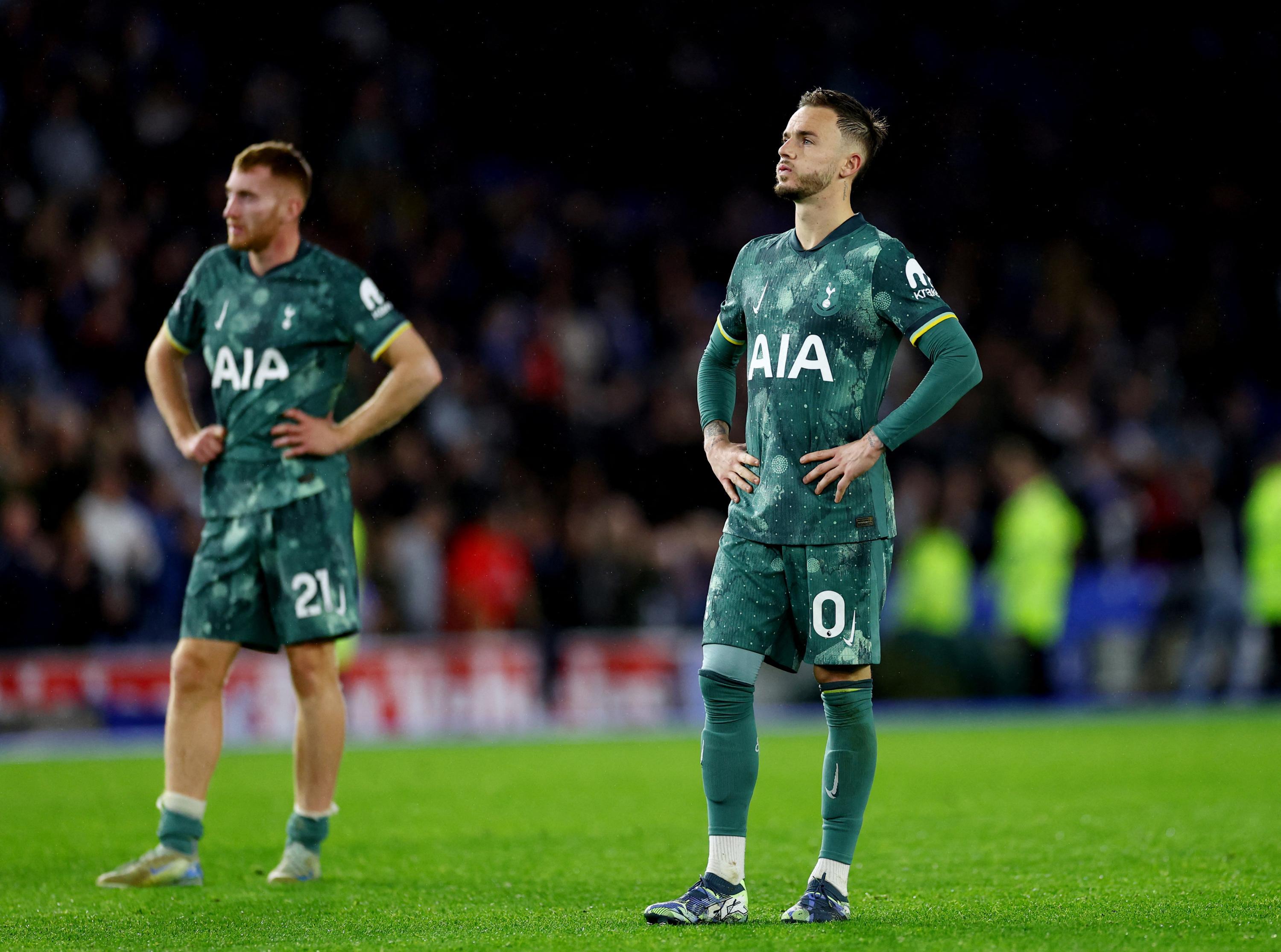 Foot : Après avoir mené de deux buts, Tottenham s’effondre à Brighton