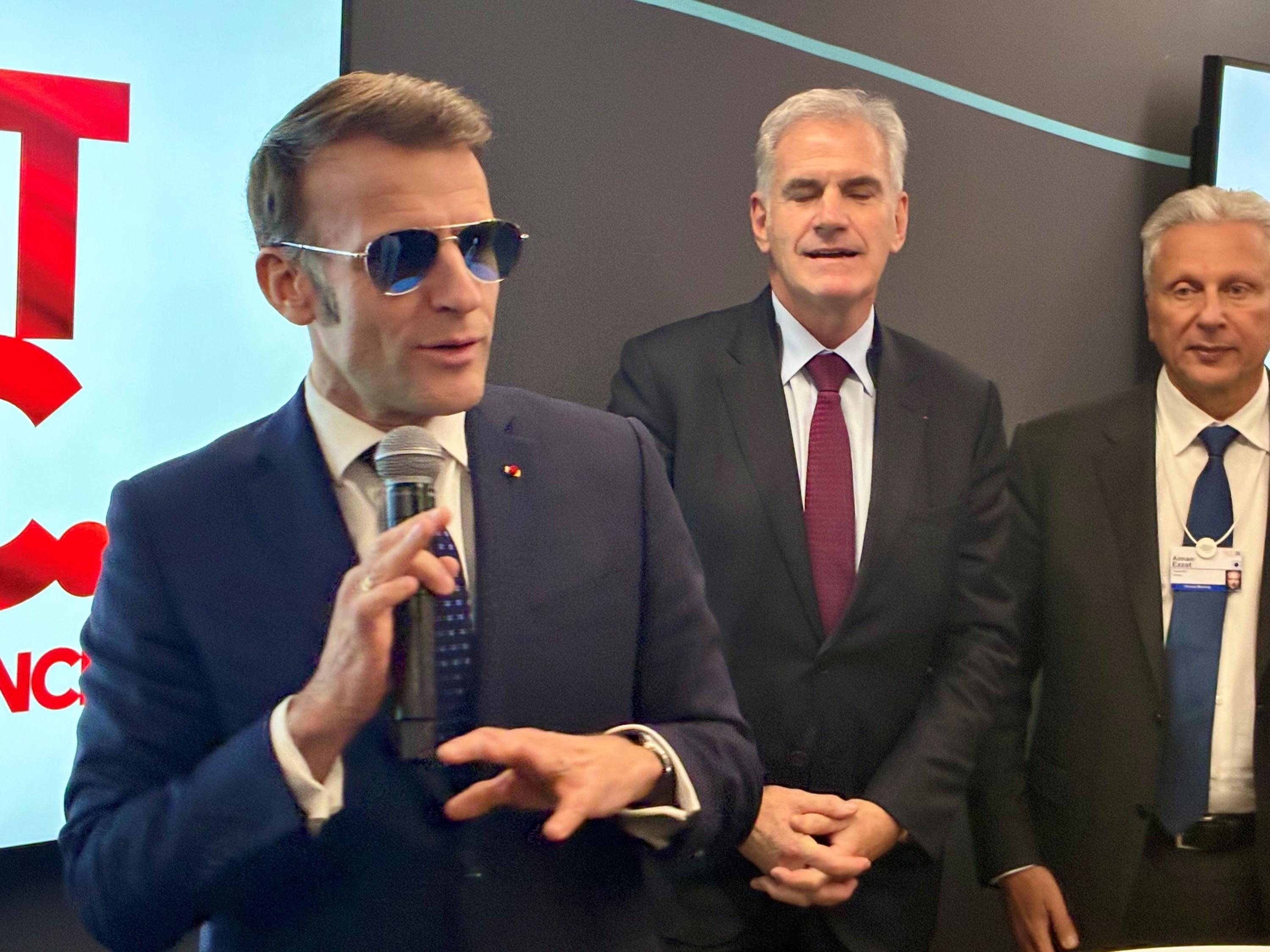 L’œil du tigre de Macron, les réseaux téléphoniques coupés pendant le discours de Trump... Plongée dans les coulisses de Davos, avec notre envoyé spécial