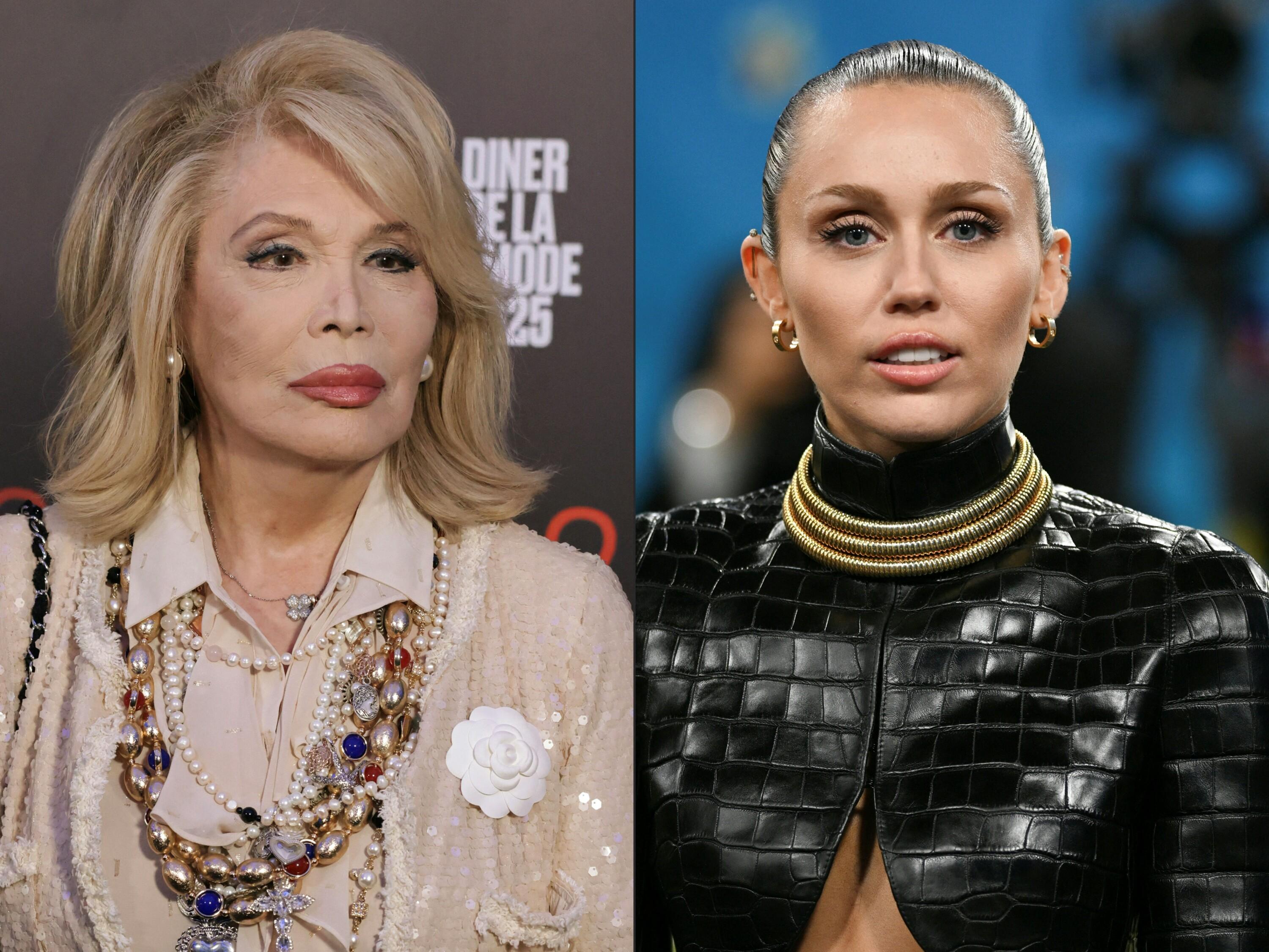 Amanda Lear troublée et flattée par la dernière chanson de Miley Cyrus qu’elle soupçonne de plagiat