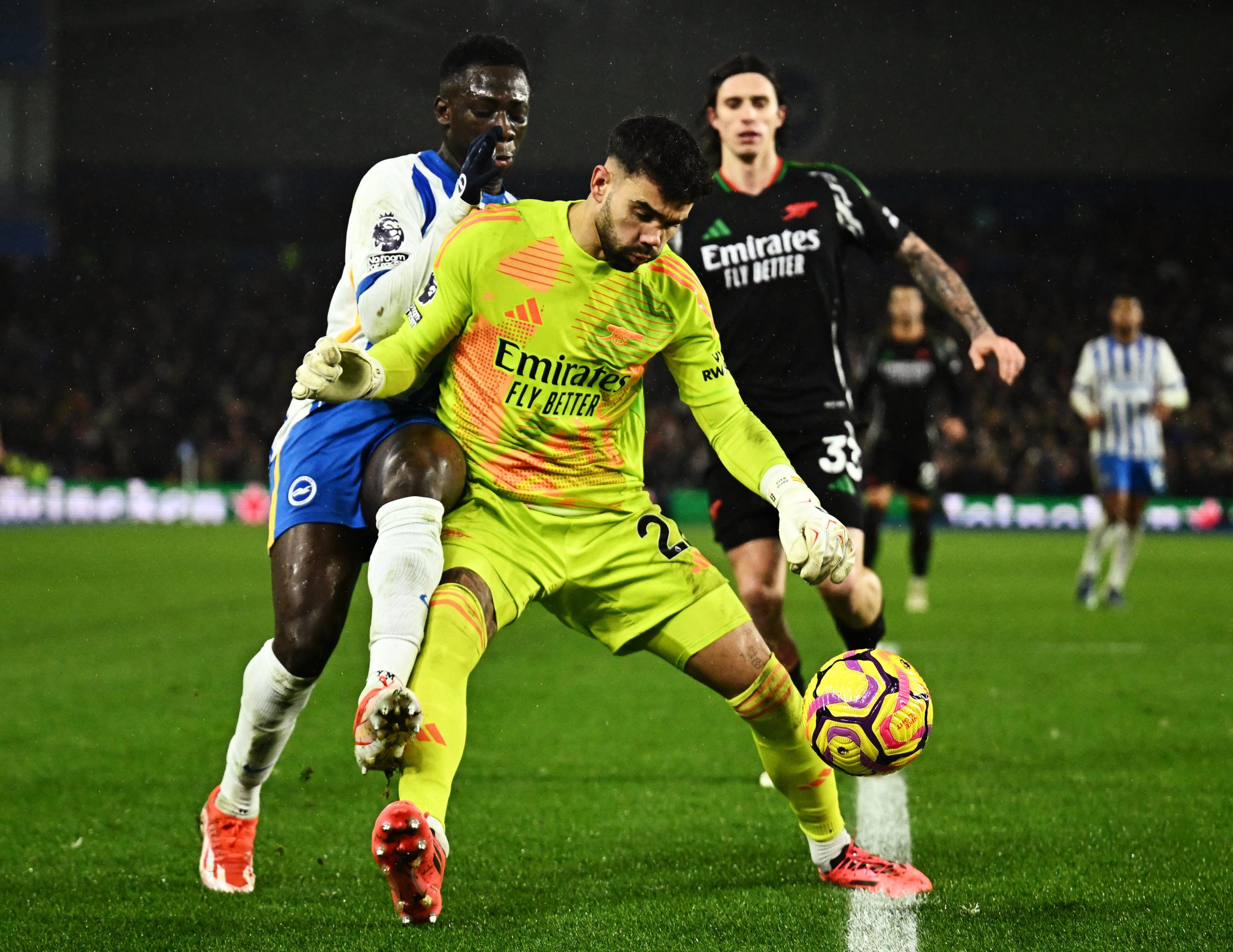 Premier League : Arsenal accroché sur la pelouse de Brighton