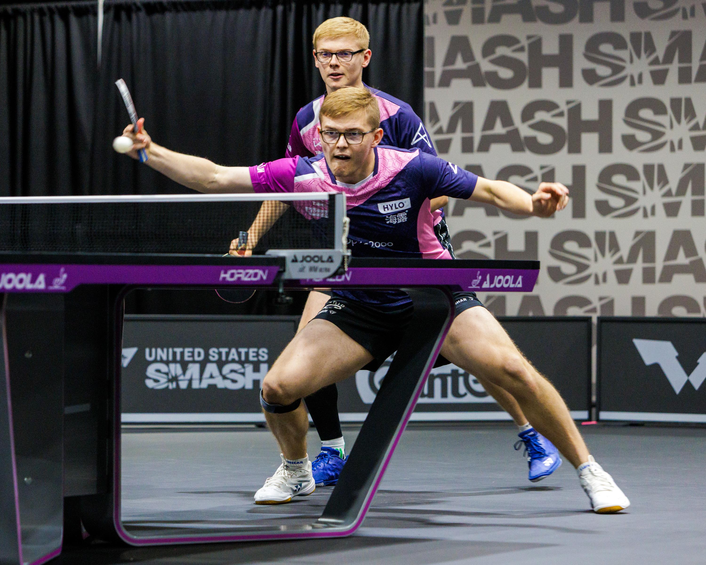 Tennis de table: les frères Lebrun battus en finale du double à Las Vegas