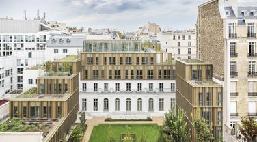 Rue de Washington à Paris, Cisco France a emménagé dans un campus flambant neuf.