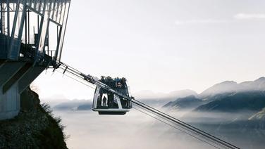 Dix ans après son inauguration, le CabriO n'existe toujours nulle part ailleurs dans le monde et sa vue sur le lac des Quatre-Cantons est à couper le souffle.