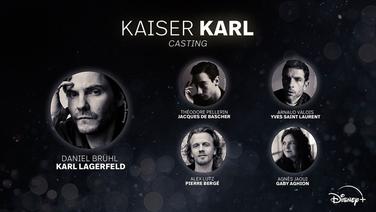 Daniel Brülhl et Alex Lutz au casting de Kaiser Karl le biopic de Karl Lagerfeld sur Disney+