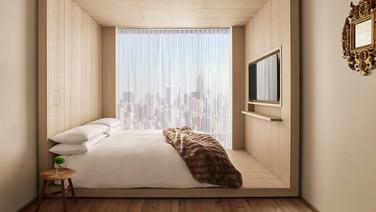 Face à la raréfaction des Airbnb à New York, voici les meilleures adresses d’hôtels accessibles à New York. (Ici, Public Hotel dans Lower East Side.)