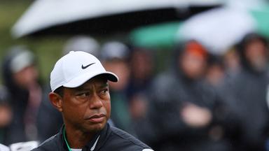 L’Américain Tiger Woods à Augusta, le 8 avril 2023.