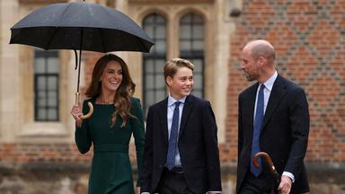 Le prince George hilare pour son premier jour à Eton : cette petite blague de son père William qui n’est pas passée inaperçue